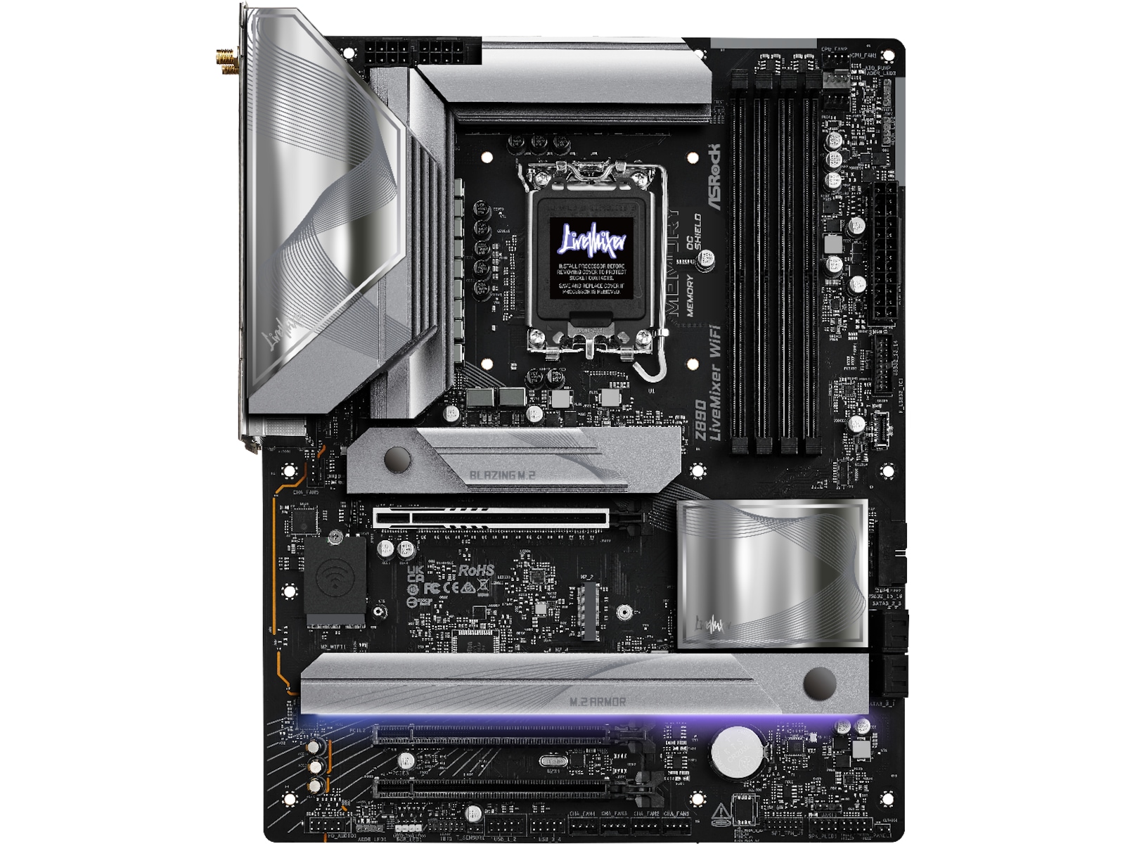 ASRock Z890 LIVEMIXER WIFI Moderkort Intel Socket