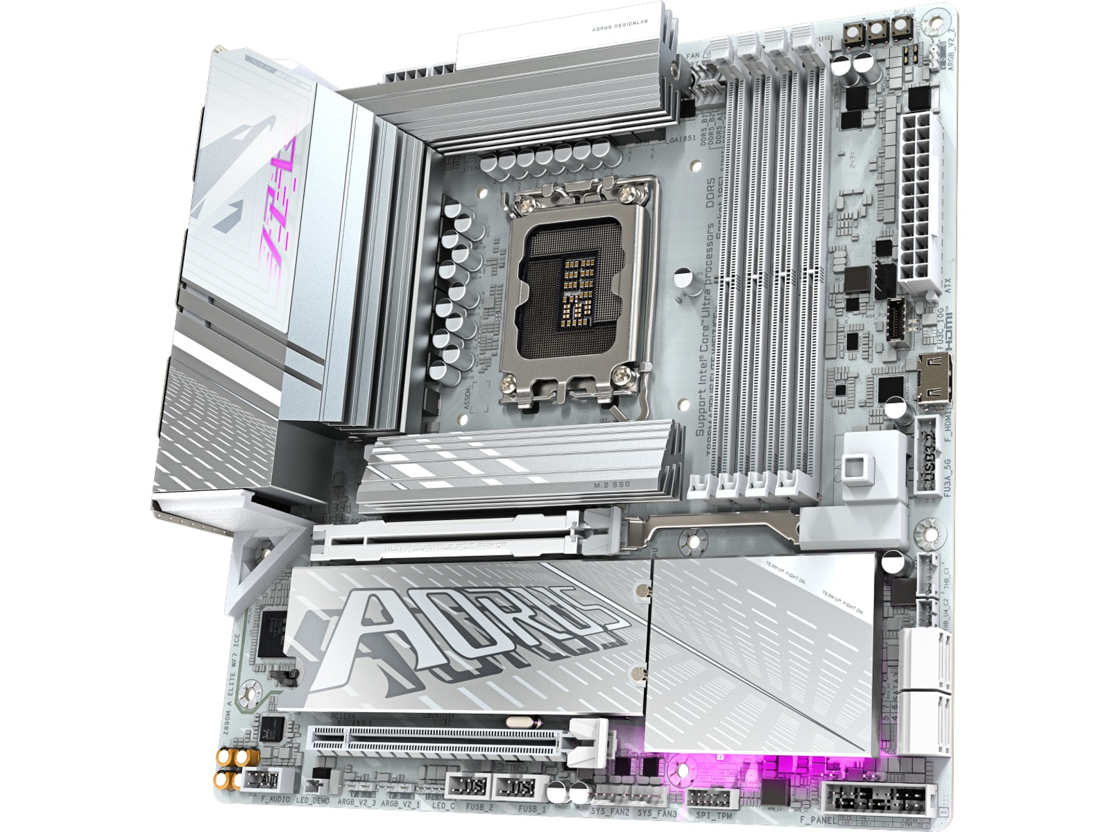 GIGABYTE Z890M A ELITE WF7 ICE Moderkort Intel Socket