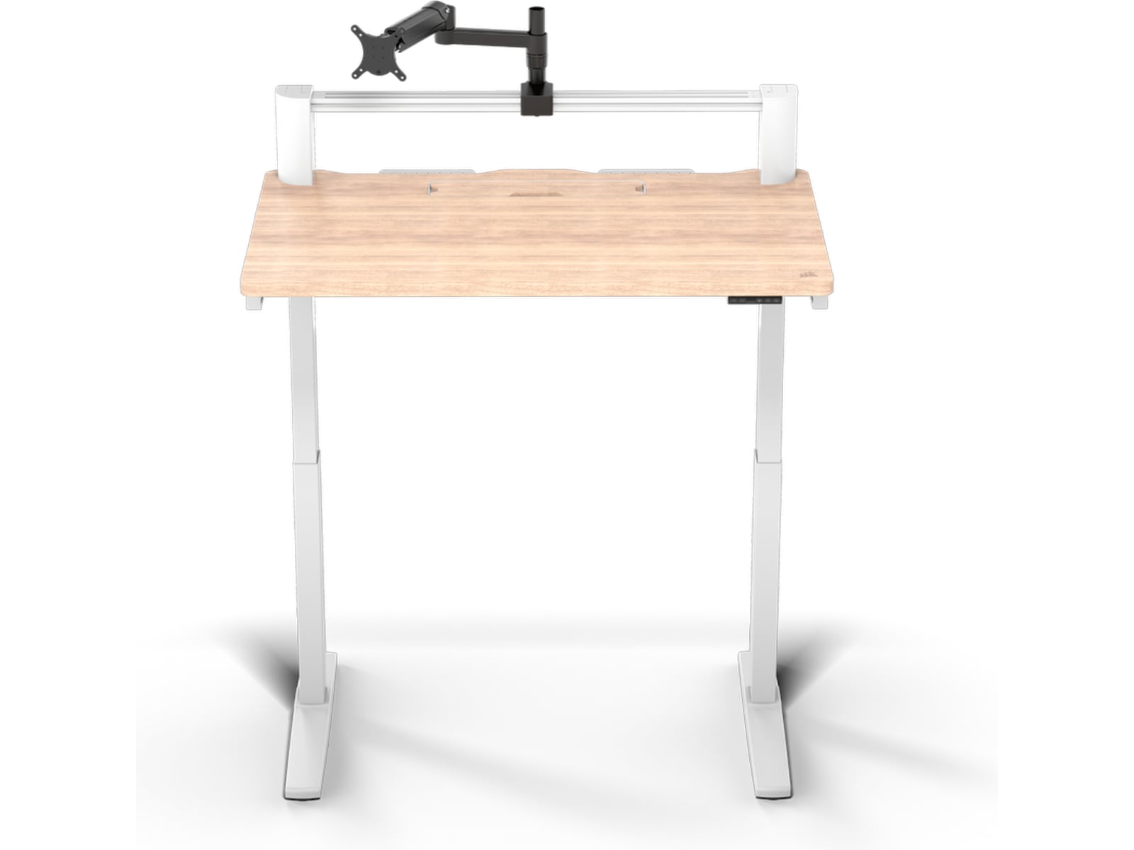 Corsair Platform:4 Elevate skrivbord (vit/ljus trä) Gaming desk