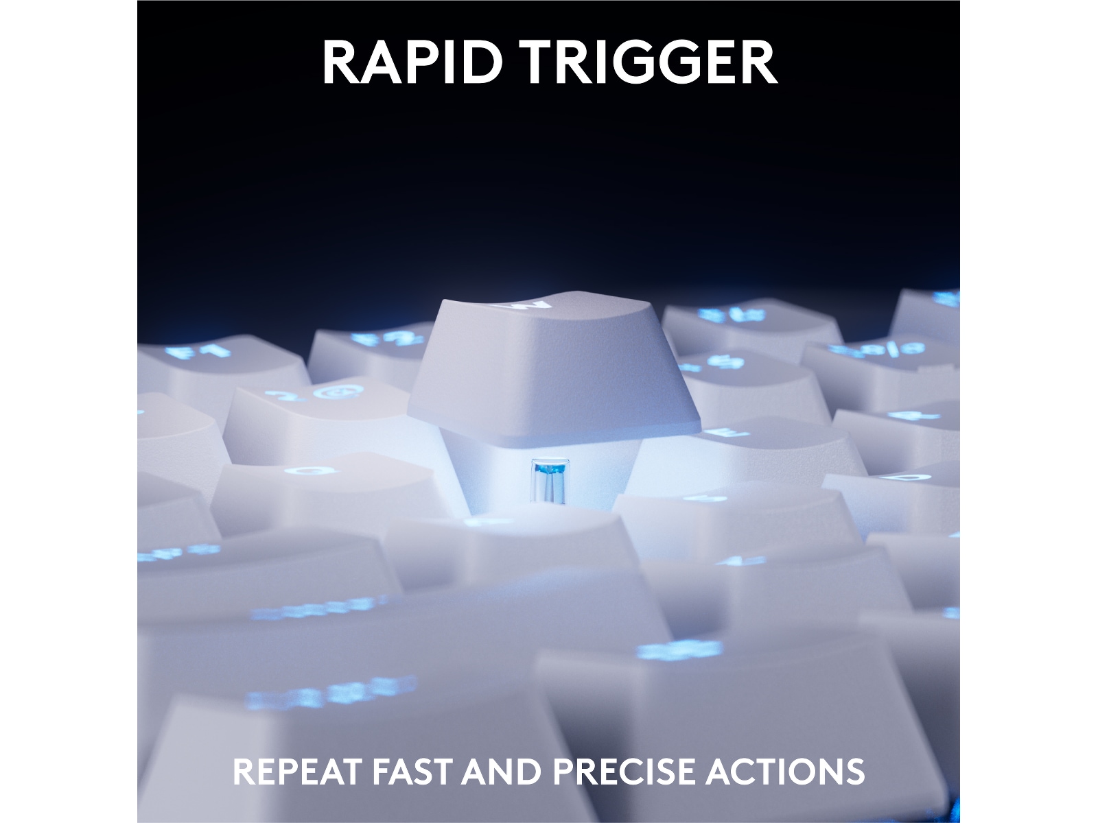 Logitech G Pro X TKL Rapid gamingtangentbord (vit) Gamingtangentbord