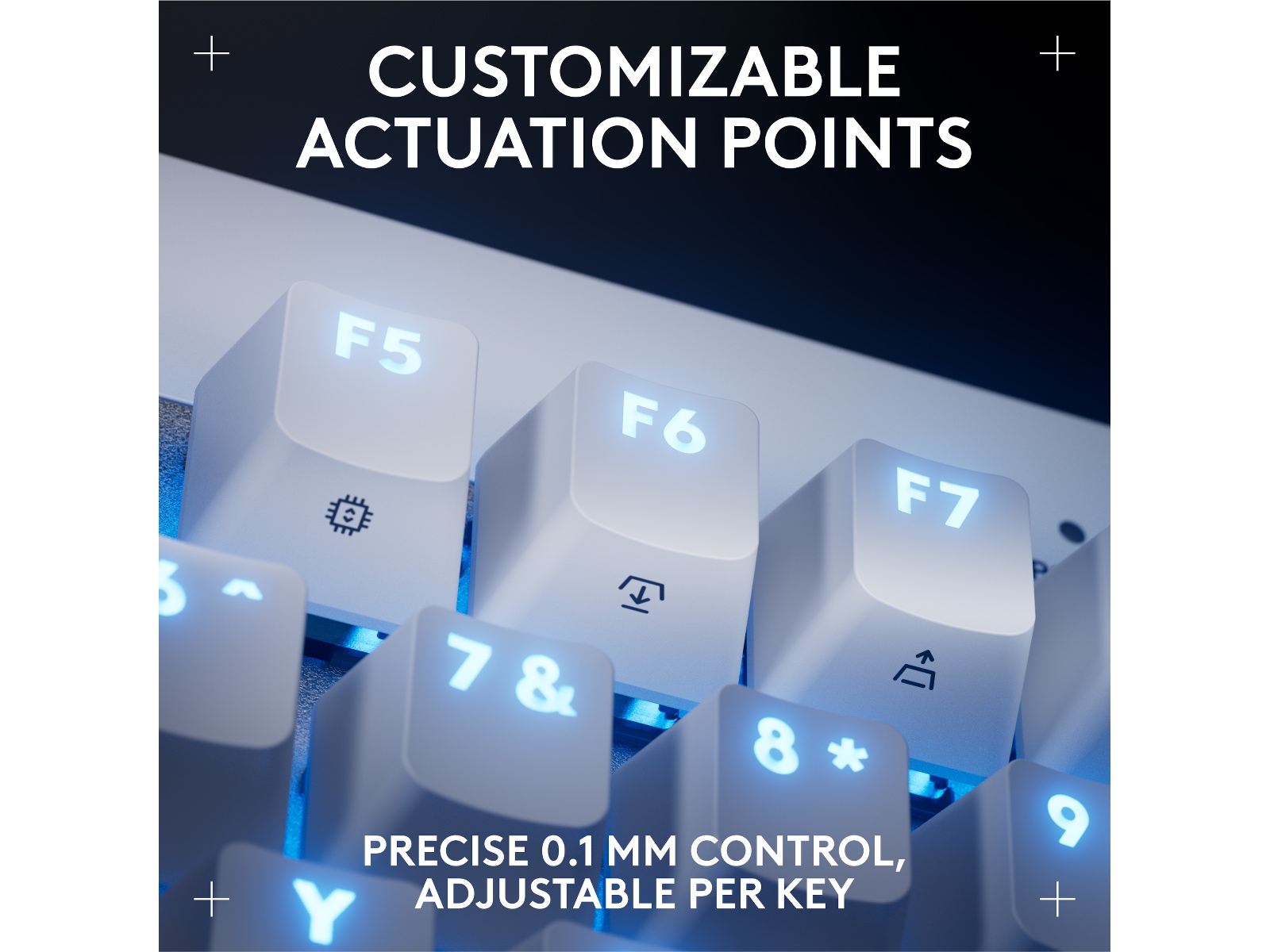 Logitech G Pro X TKL Rapid gamingtangentbord (vit) Gamingtangentbord