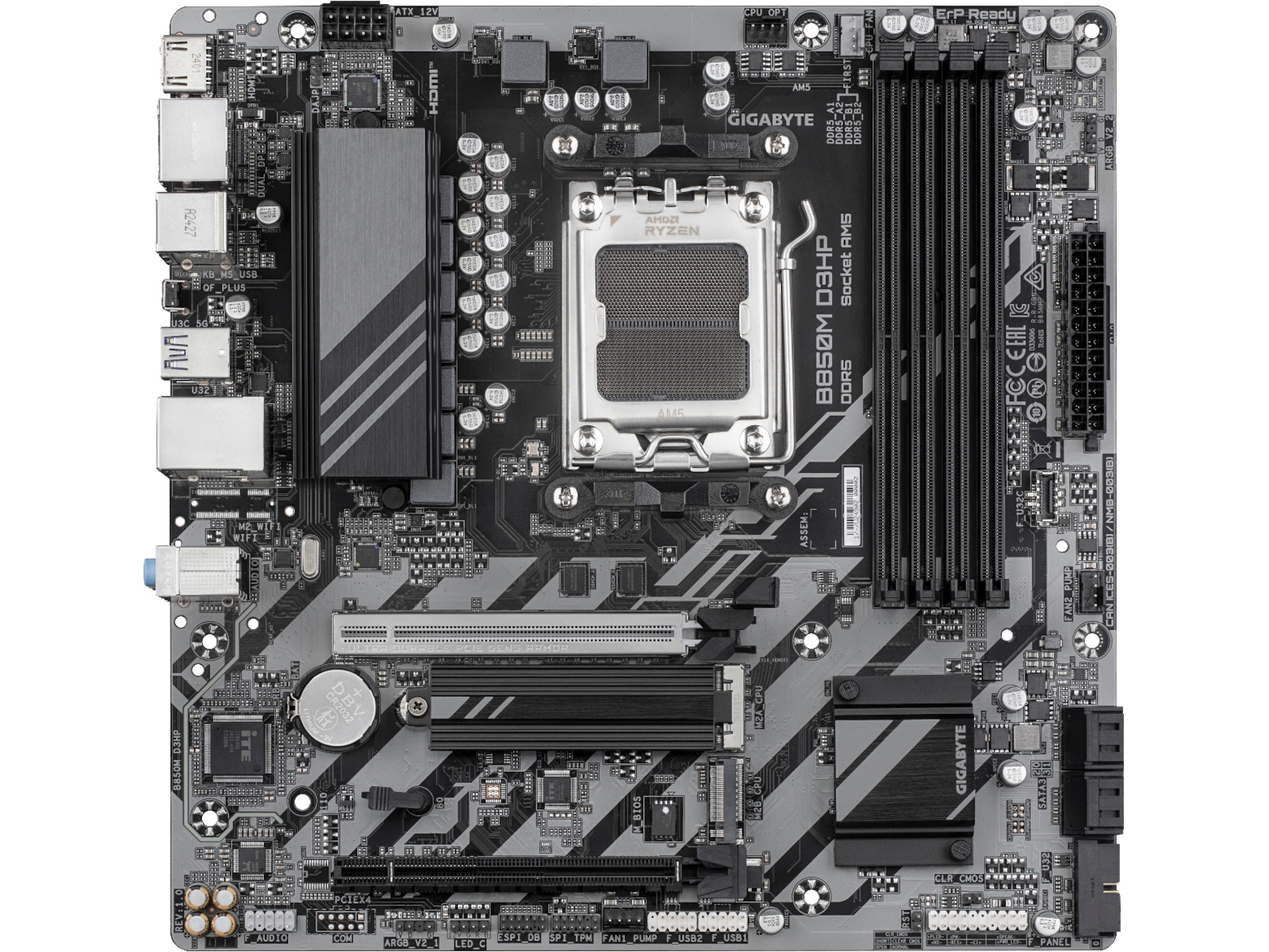 Gigabyte B850M D3HP Moderkort AMD Socket