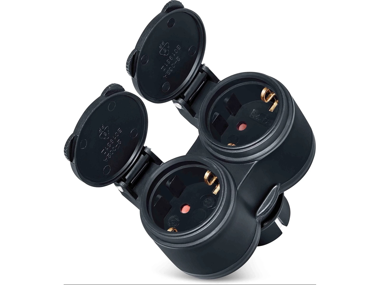 Andersson Splitter Plug strömförgrenare Förlängningskabel & förgrening