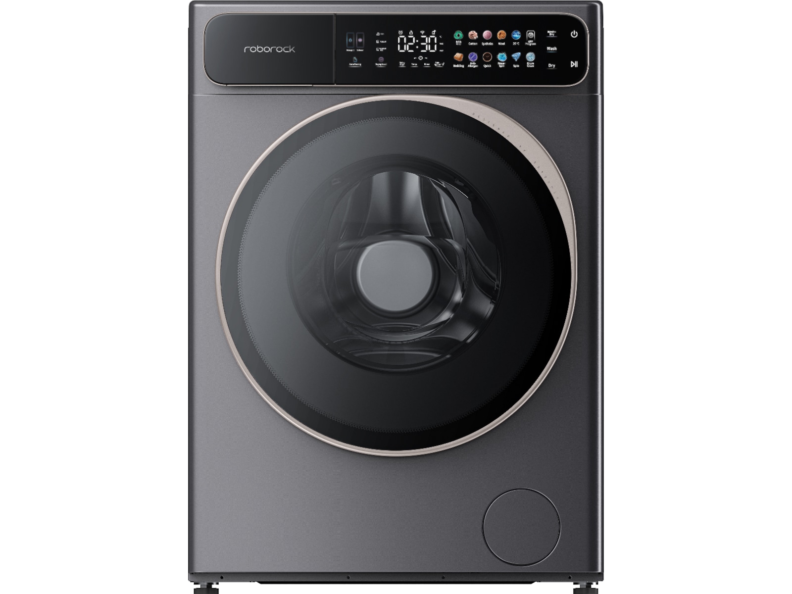 Roborock ZEO One tvätt-/torrkombimaskin (Grå) Kombinerad tvättmaskin och torktumlare