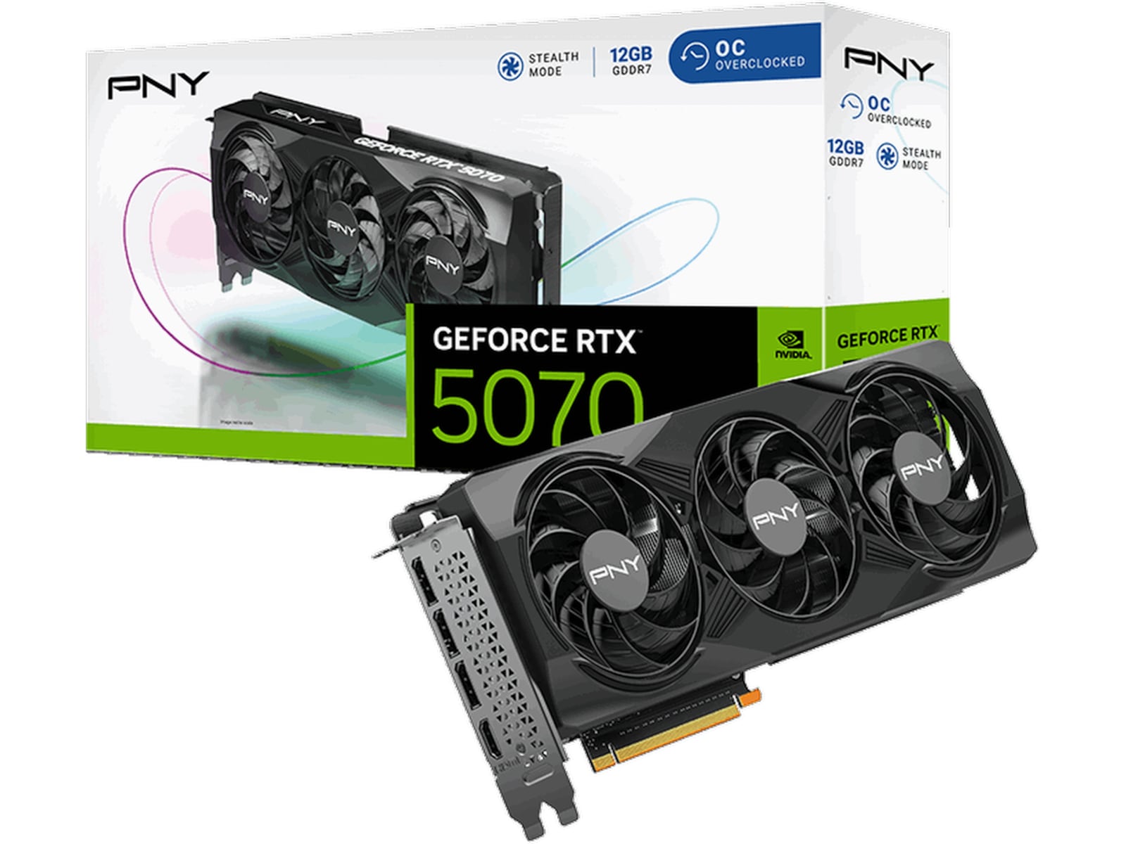 PNY GeForce RTX 5070 OC Grafikkort