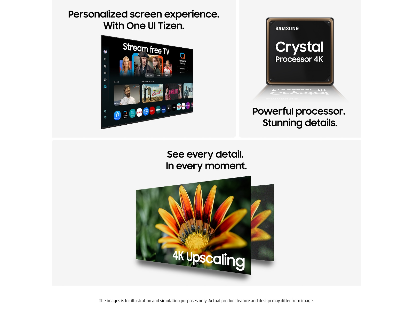 Samsung 85" U7005F UHD 4K Smart TV (2025) Över 80 tums TV