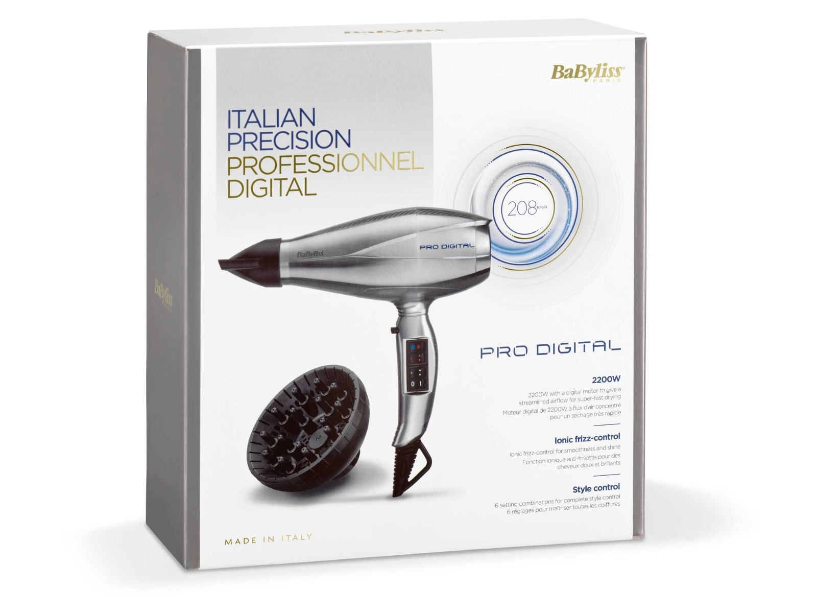 BaByliss 6000E Pro Digital hårfön Hårvård & styling