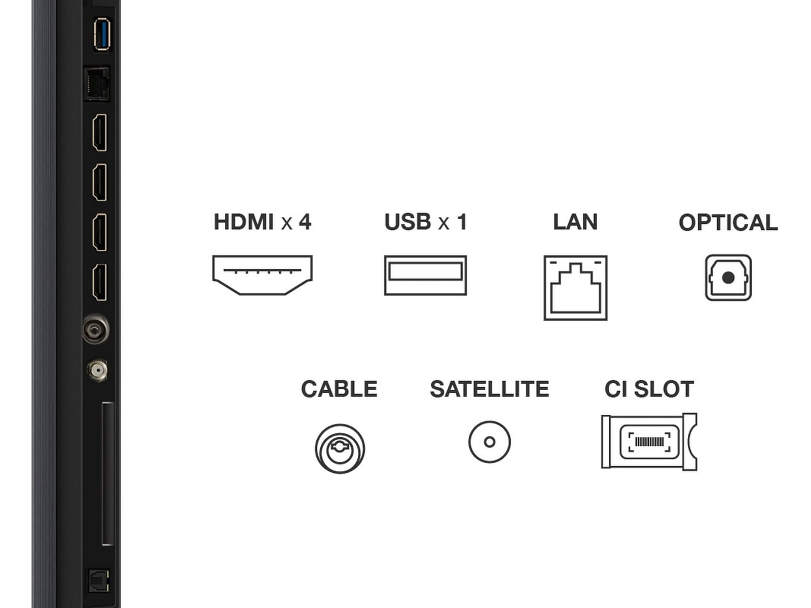 TCL 98" Q7C 4K QD-Mini LED Google TV Över 80 tums TV