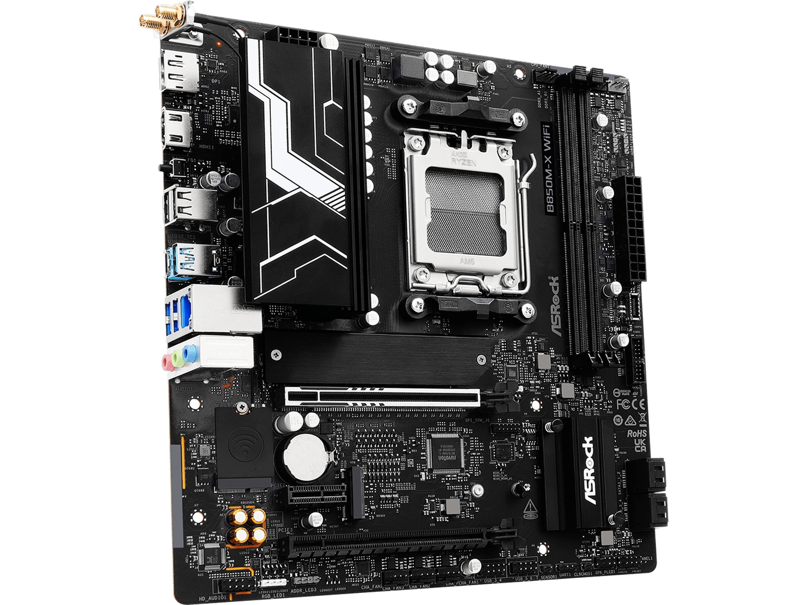 ASRock B850M-X WIFI R2.0 Moderkort AMD Socket
