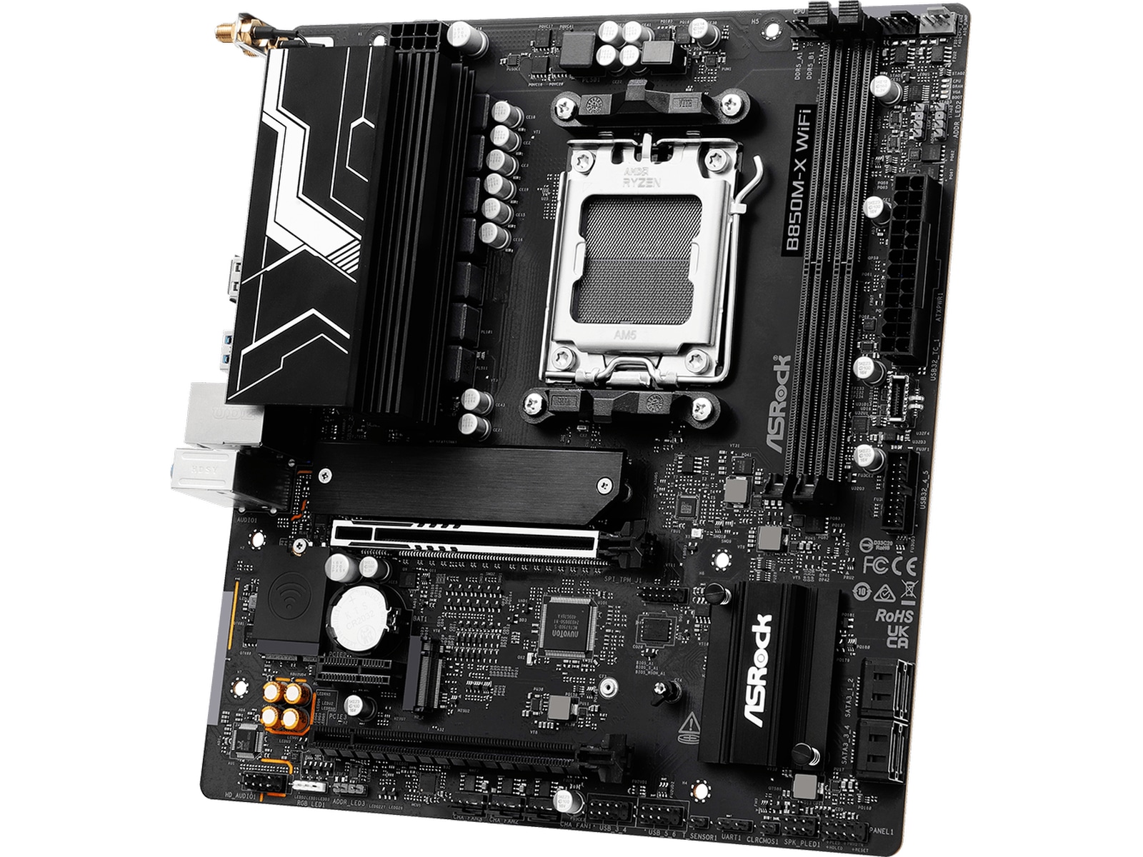 ASRock B850M-X WIFI R2.0 Moderkort AMD Socket
