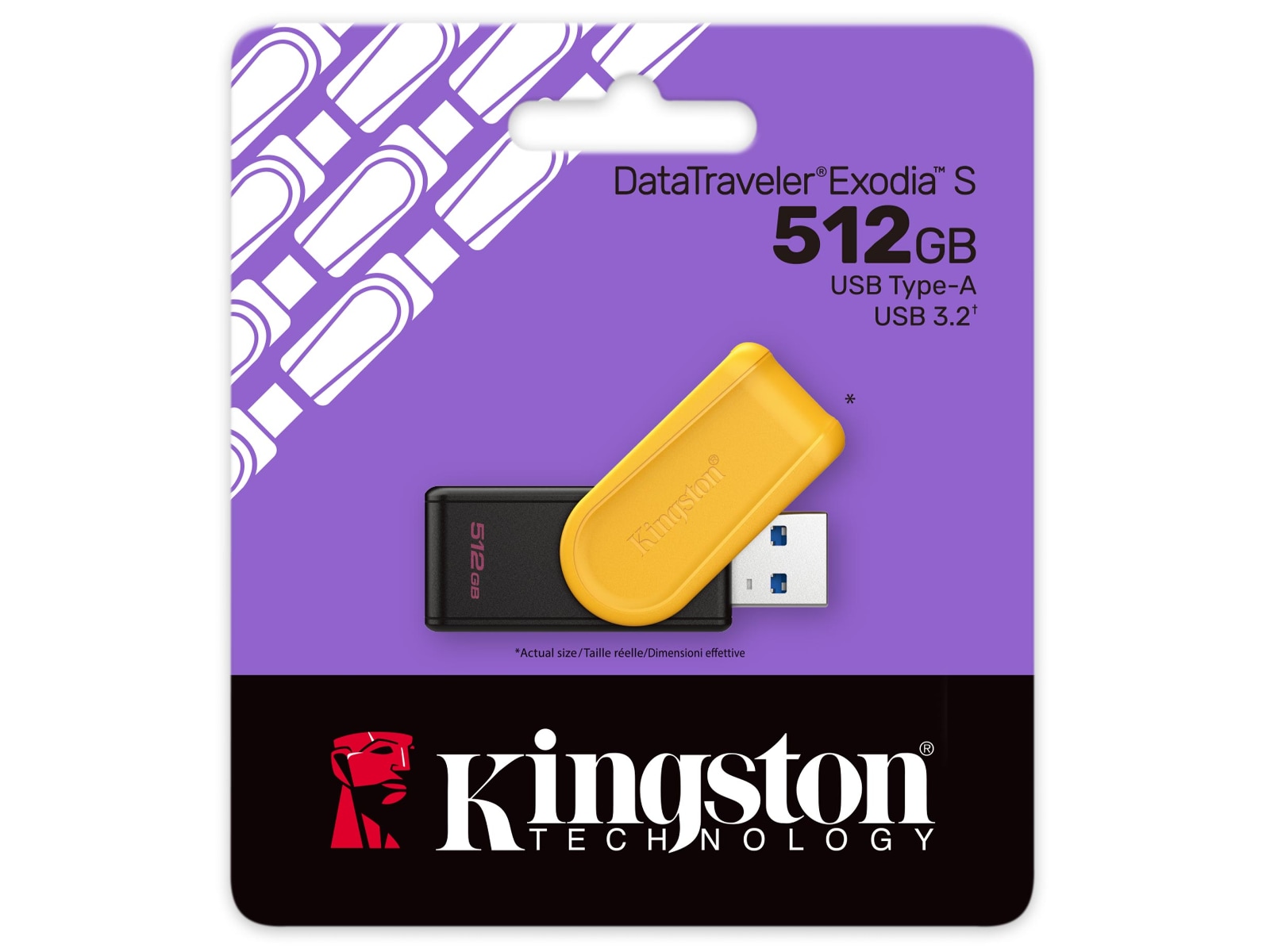Kingston DataTraveler Exodia S USB Minnepenn 512GB Minneskort