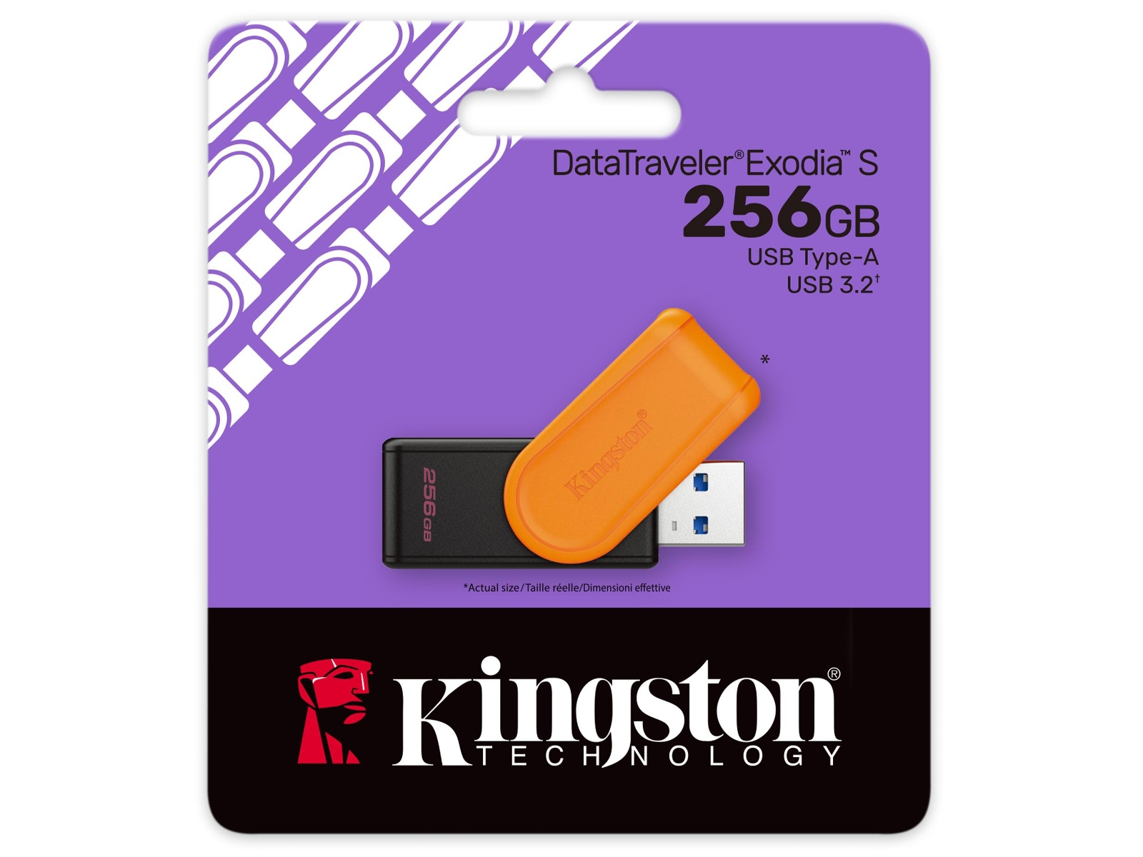 Kingston DataTraveler Exodia S USB Minnepenn 256GB Minneskort