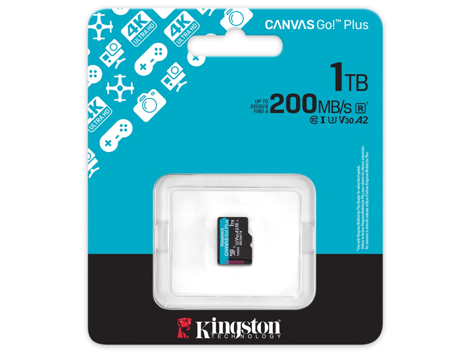 Kingston Canvas Go! Plus microSD 1TB Minneskort