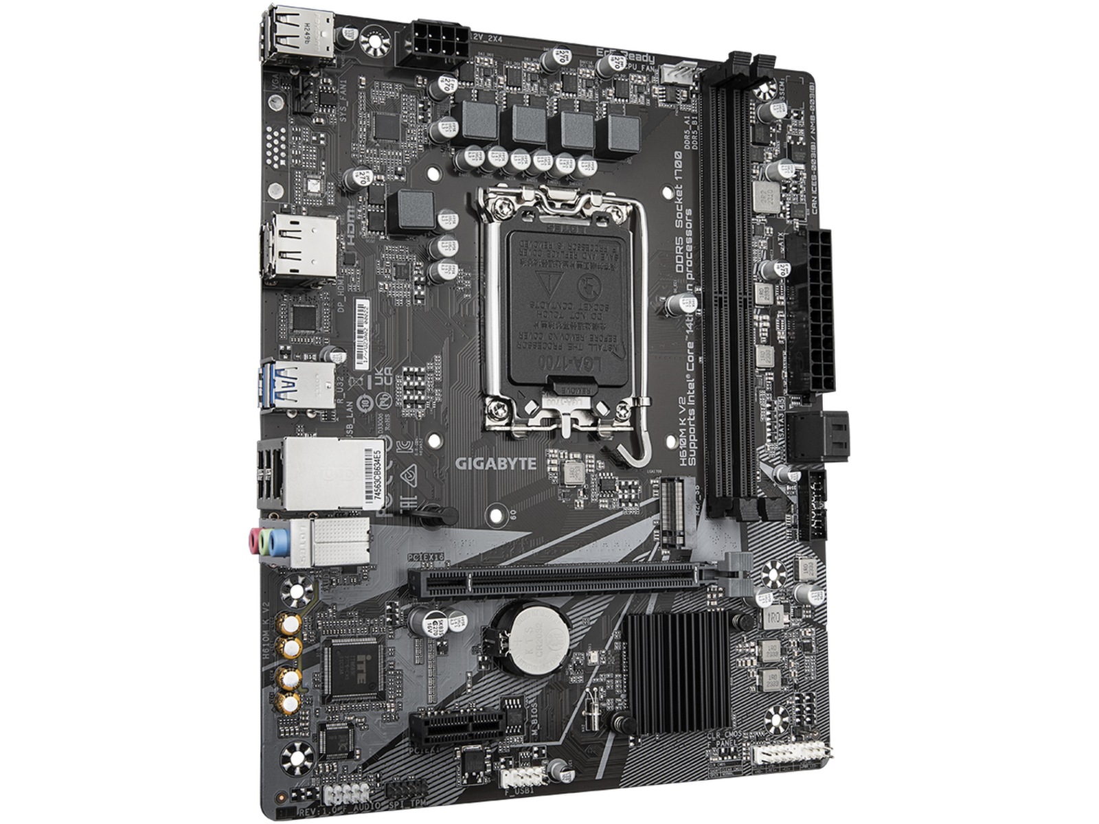 Gigabyte H610M K V2 Moderkort Intel Socket