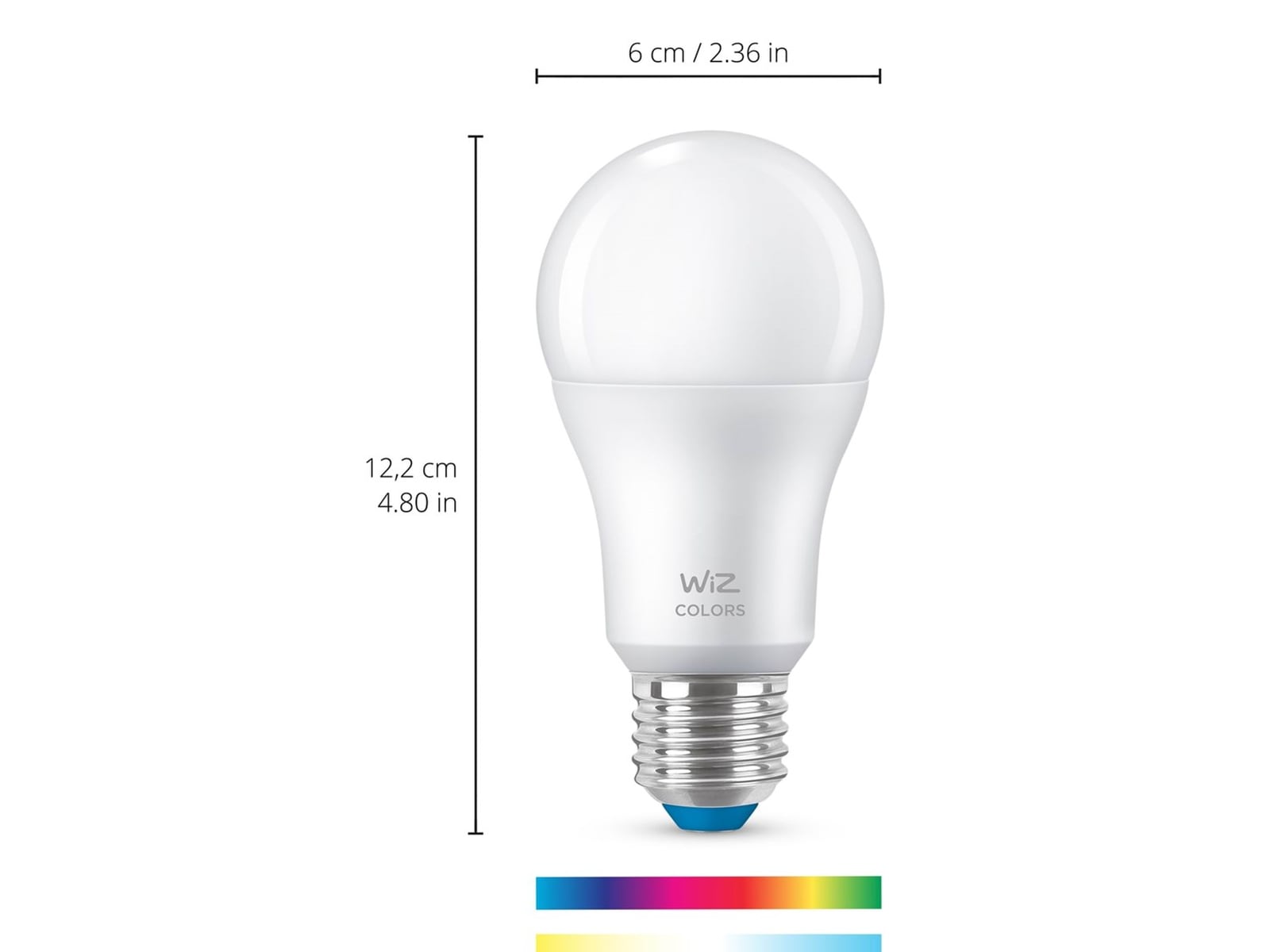 WiZ BLE 60w E27-glödlampa (3-pack) LED-lampor & glödlampor