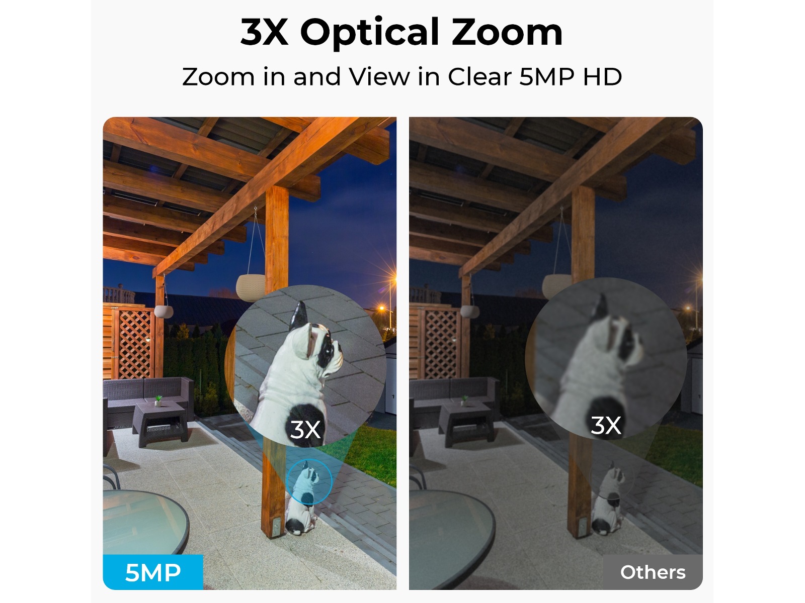 Reolink E1 Outdoor WiFi övervakningskamera utomhus (svart) Övervakningskamera