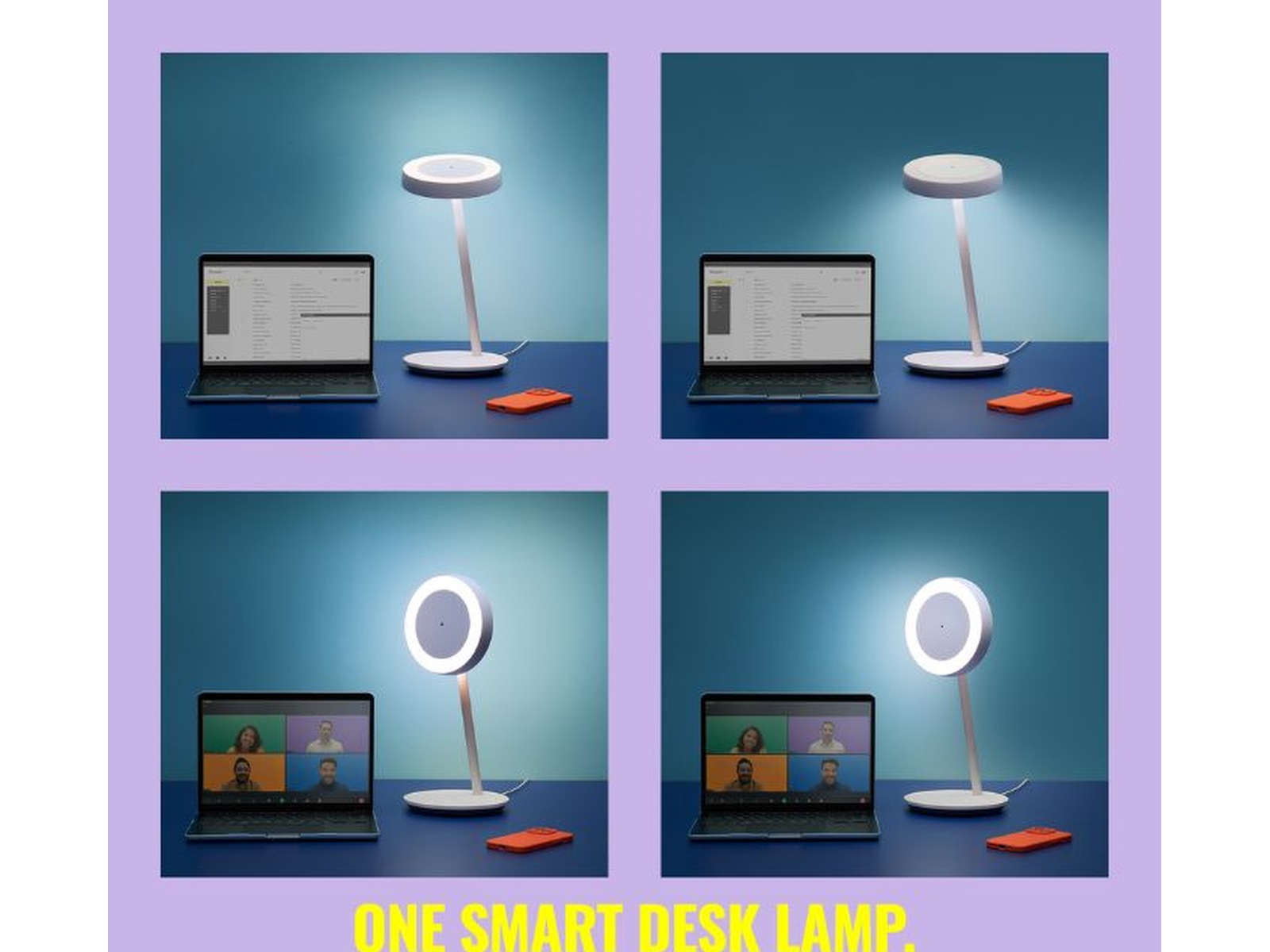 Wi-Fi BLE Portrait Smart skrivbordslampa Bordslampa