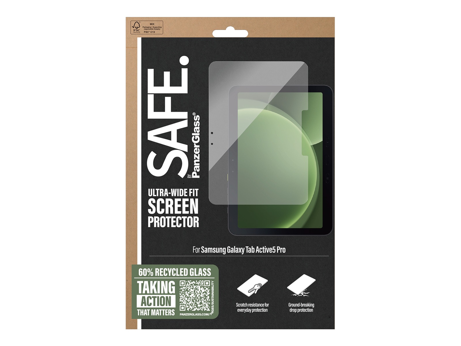 PanzerGlass SAFE. Galaxy Tab Active5 Pro Skärmskydd Skärmskydd surfplattor