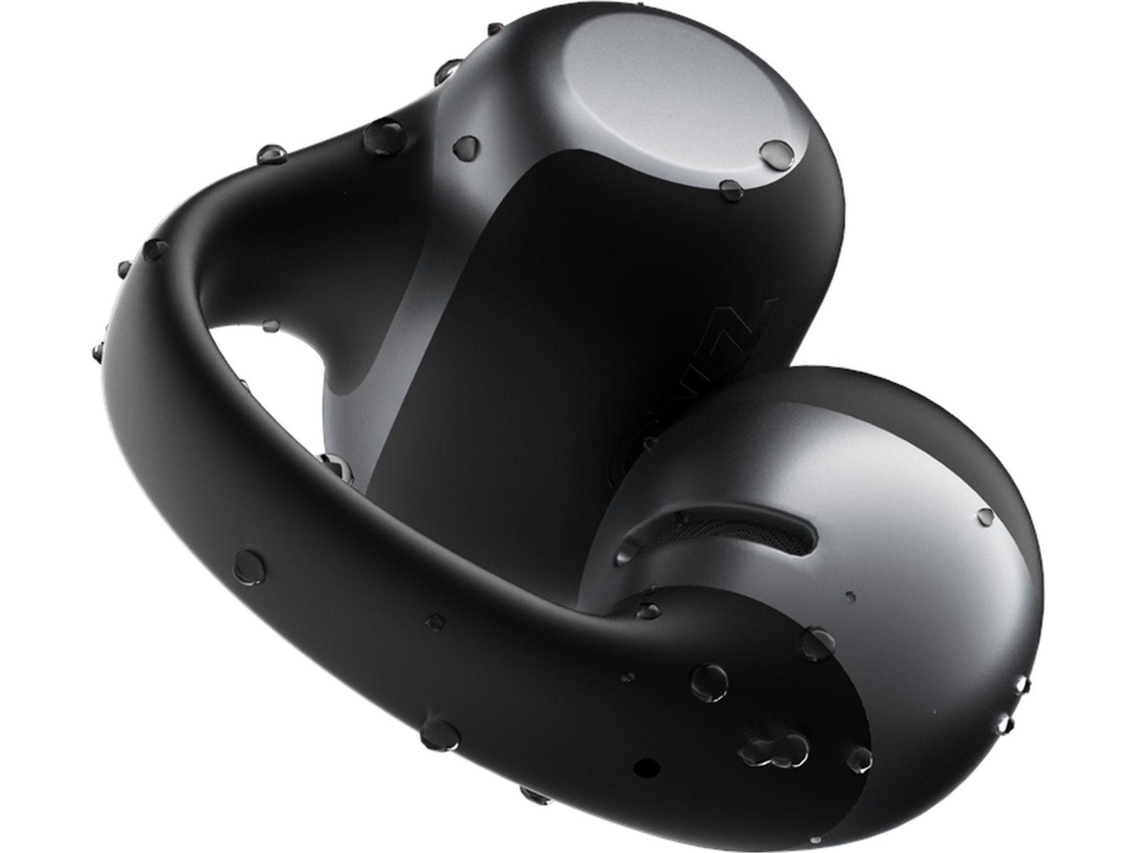 SHOKZ OpenDots Trådlösa öppna hörlurar, half In-Ear (svart) In-ear hörlurar