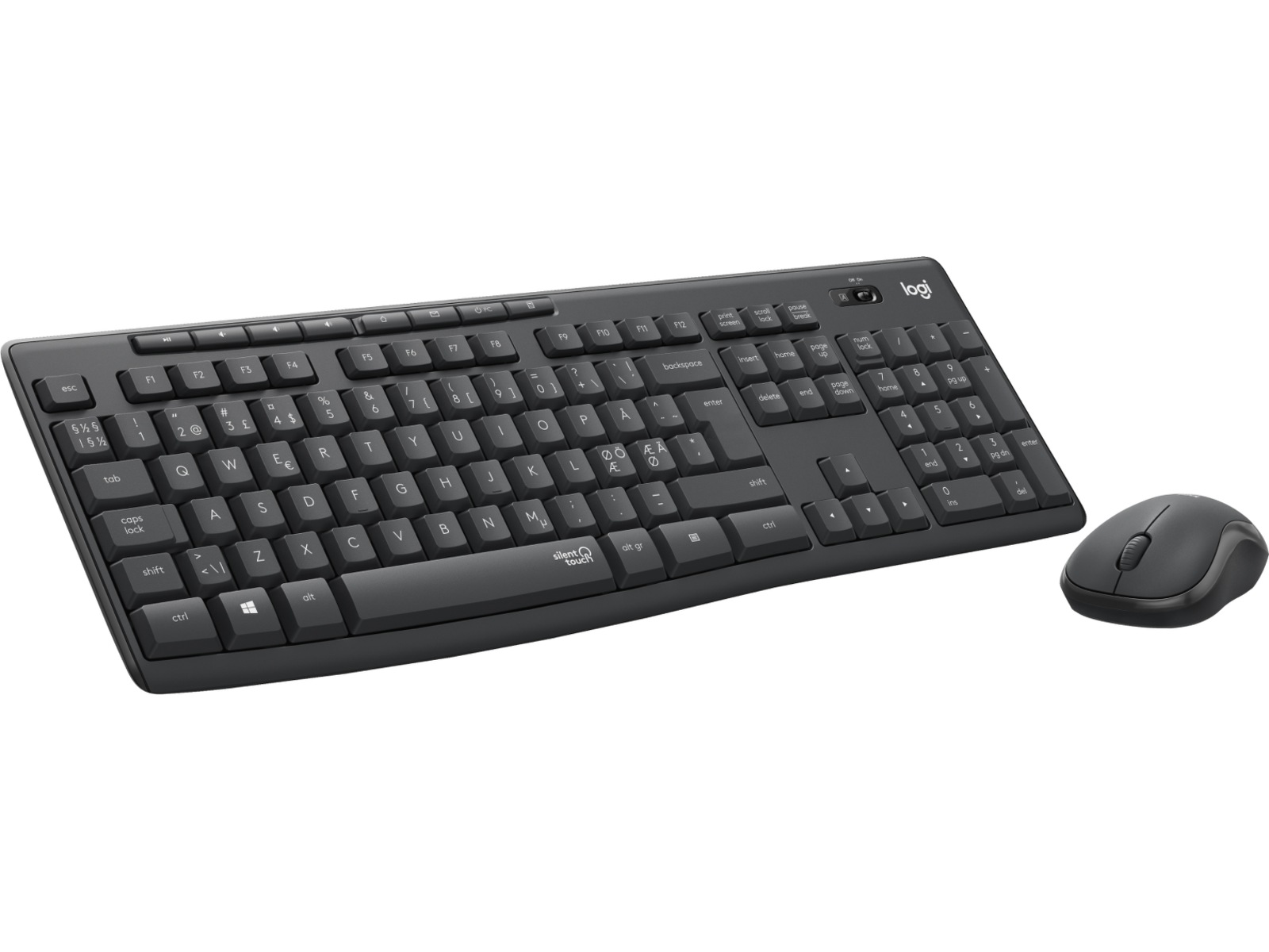 Logitech MK295 Silent Wireless Combo - GRAPHITE Mus & tangentbord -combo-paket