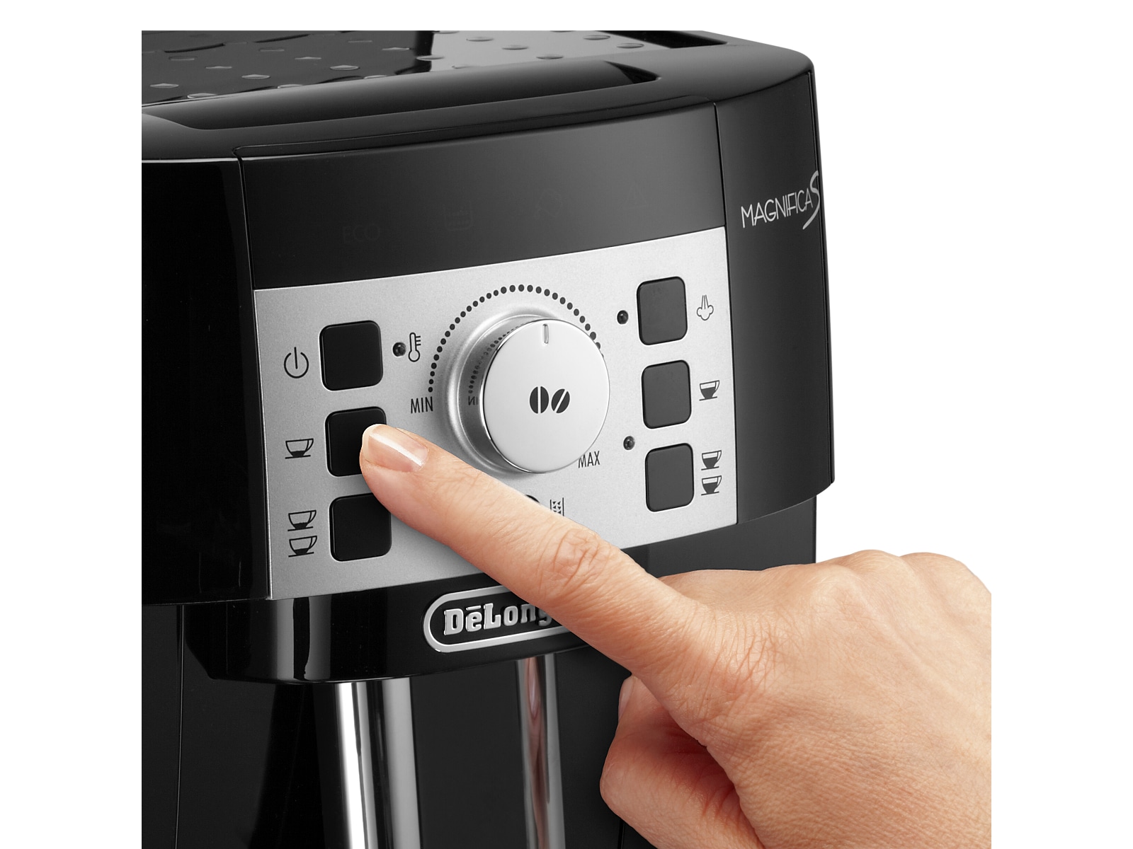 DeLonghi Magnifica S ECAM 21.117.B Espressomaskin (svart) Espressomaskiner