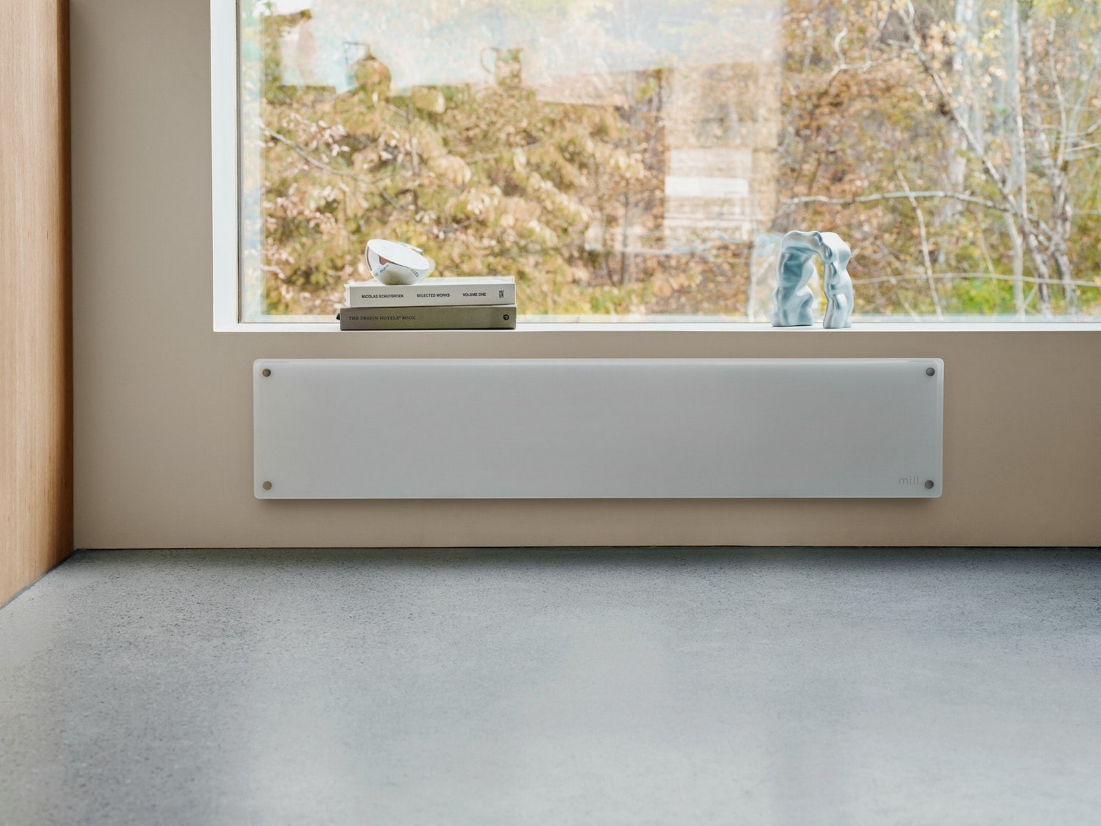 Mill Glass Panelelement 1050W (vit) Panelelement