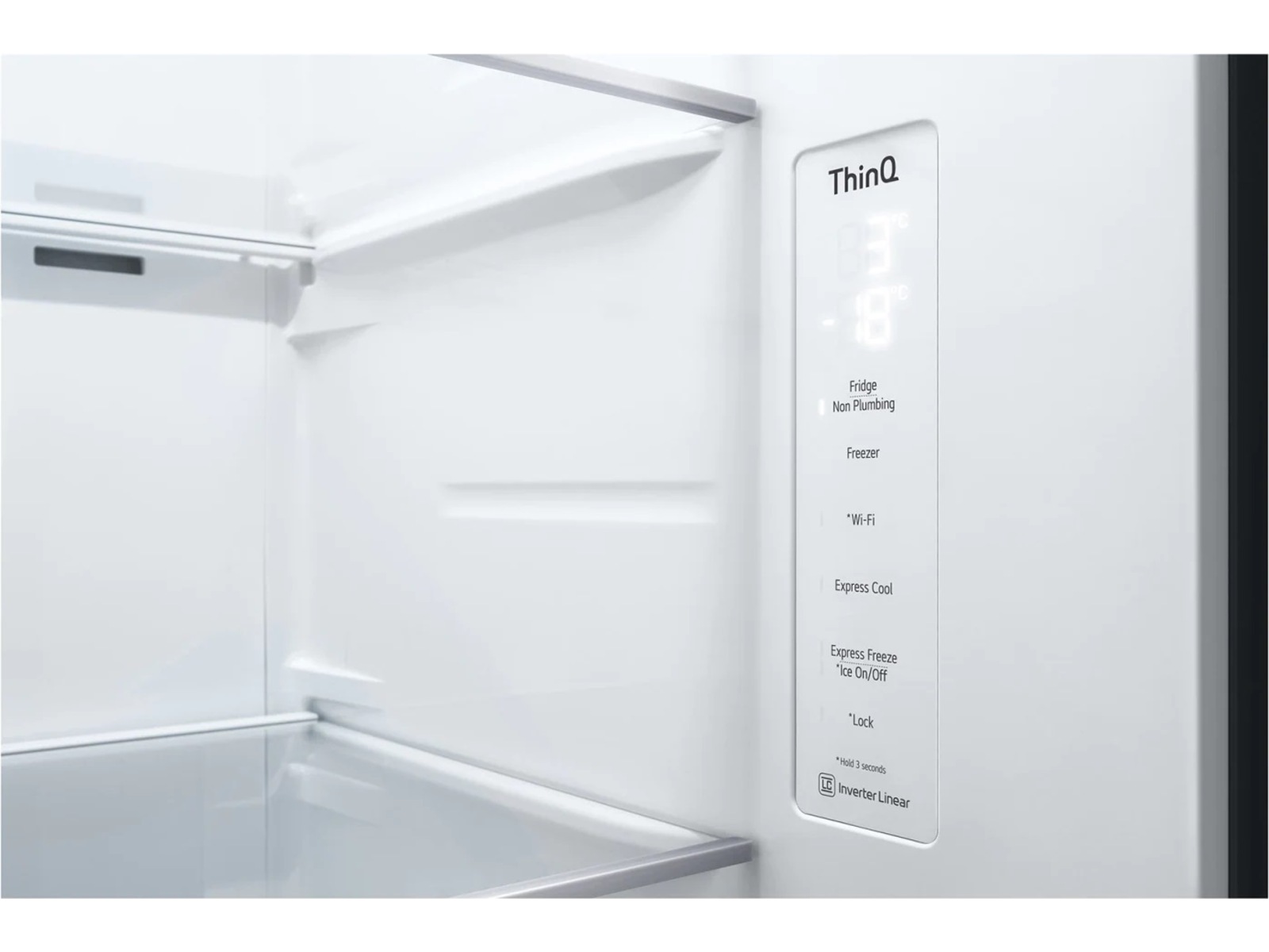 LG GSLV71MCLE Side by side Kombiskåp Kombiskåp KomplettFöretag.se