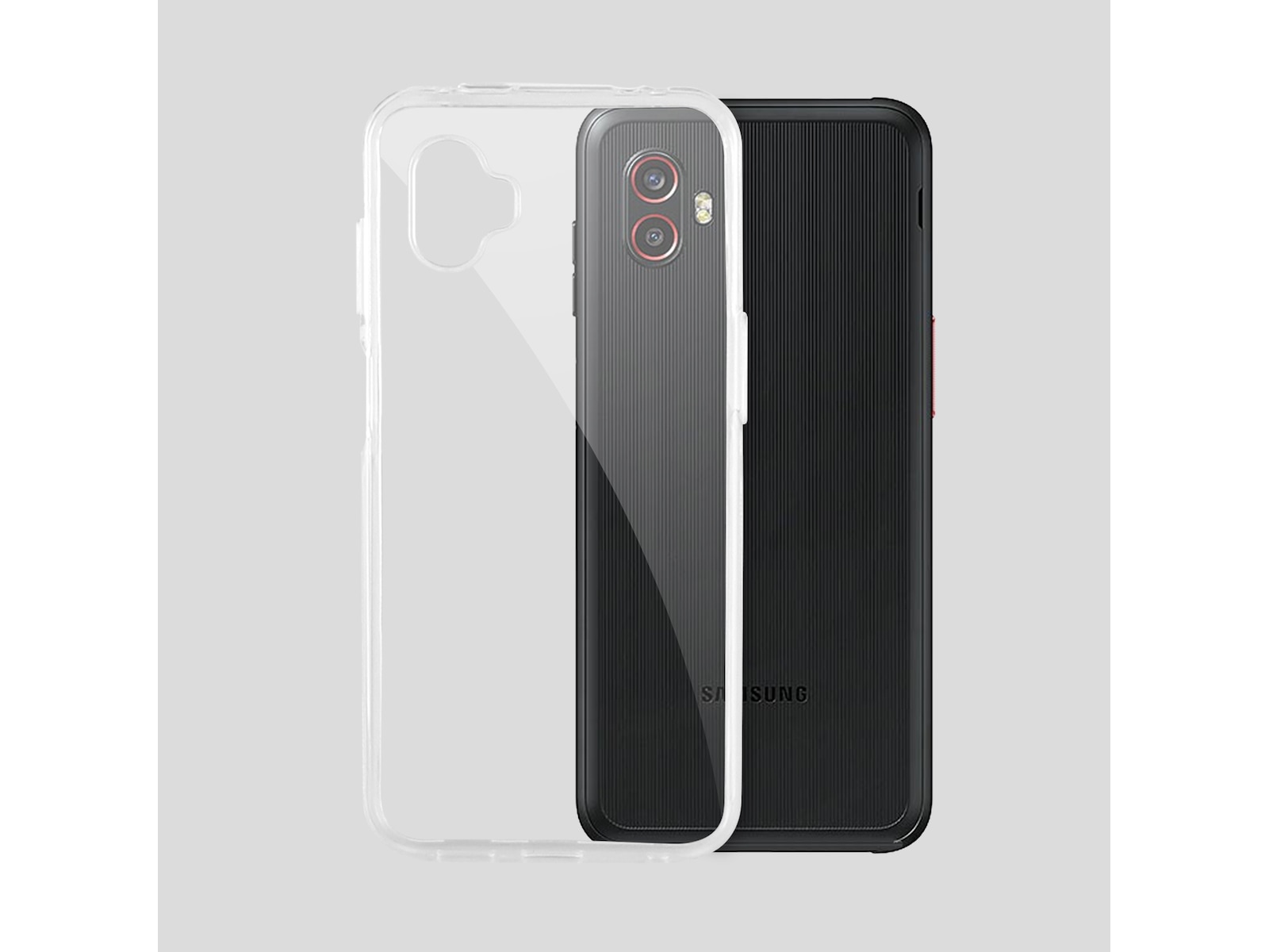 iiglo Galaxy Xcover 6 Pro Silikonskydd (transparent) Skydd