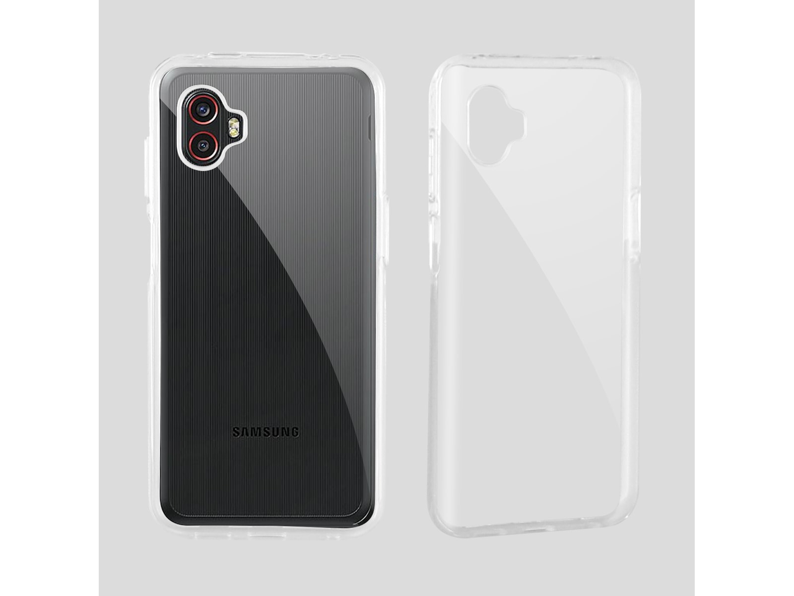 iiglo Galaxy Xcover 6 Pro Silikonskydd (transparent) Skydd