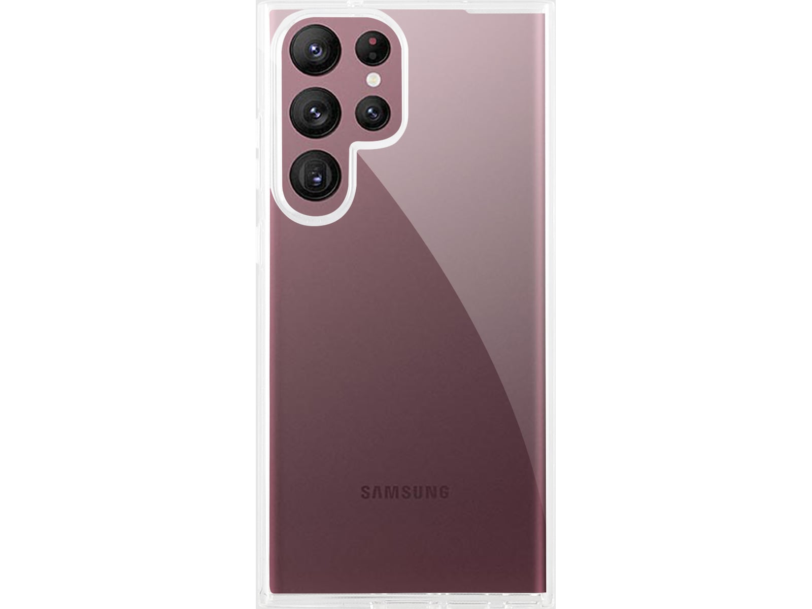 iiglo Galaxy S23 Ultra Silikonskydd (transparent) Skydd