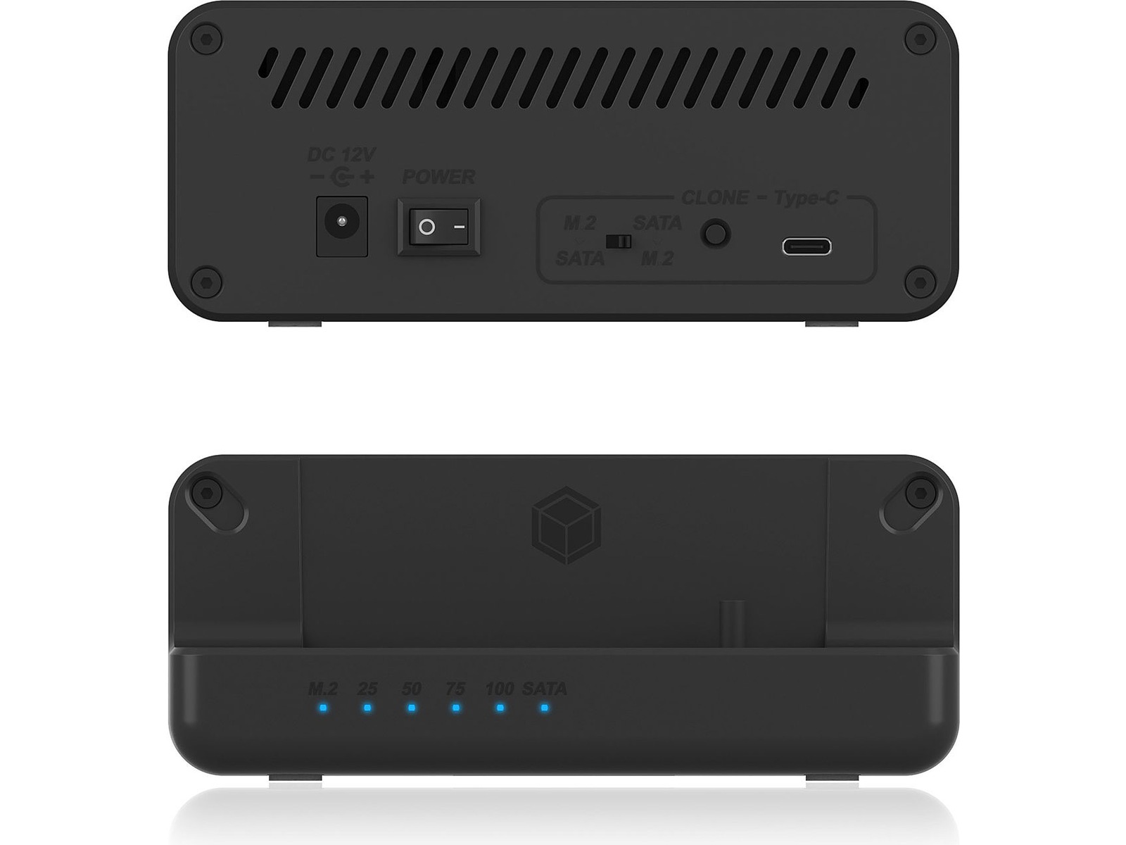 Icy Box IB-2914MSCL-C31 Type-C Dock Dockningsstationer