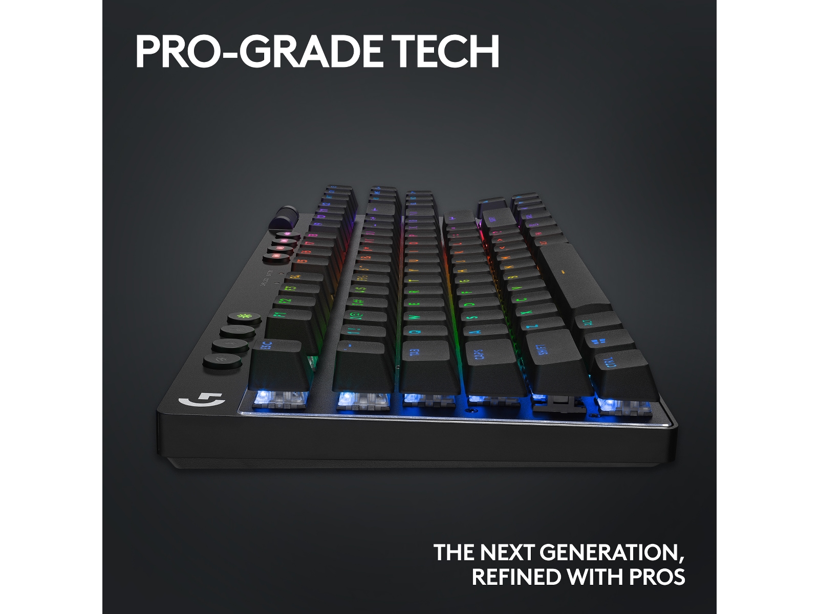 Logitech G Pro X TKL Lightspeed Trådlöst Gamingtangentbord (svart) Gamingtangentbord