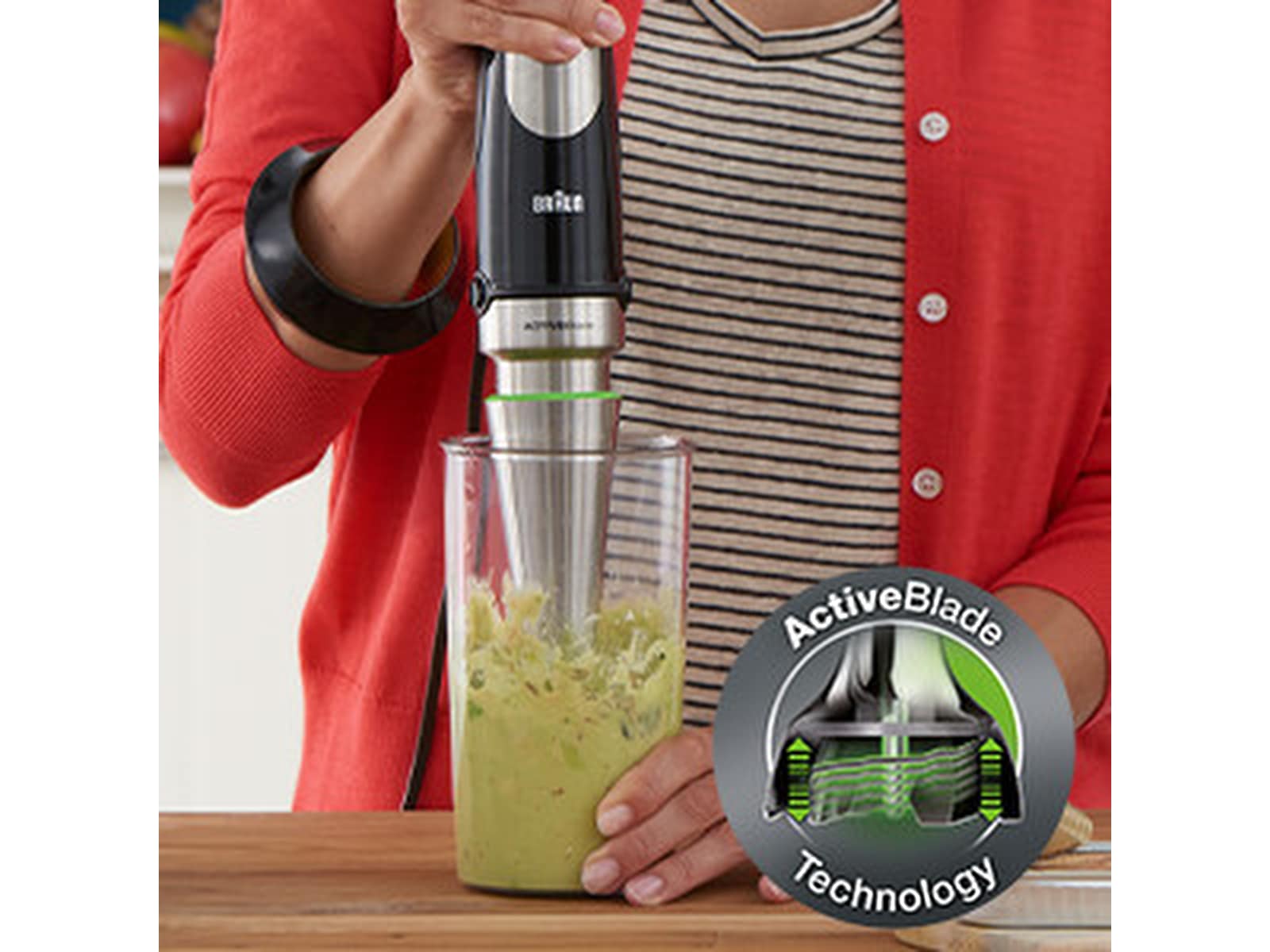 Braun MultiQuick 9 stavmixer MQ 9138X (svart/stål) Stavmixers & elvispar