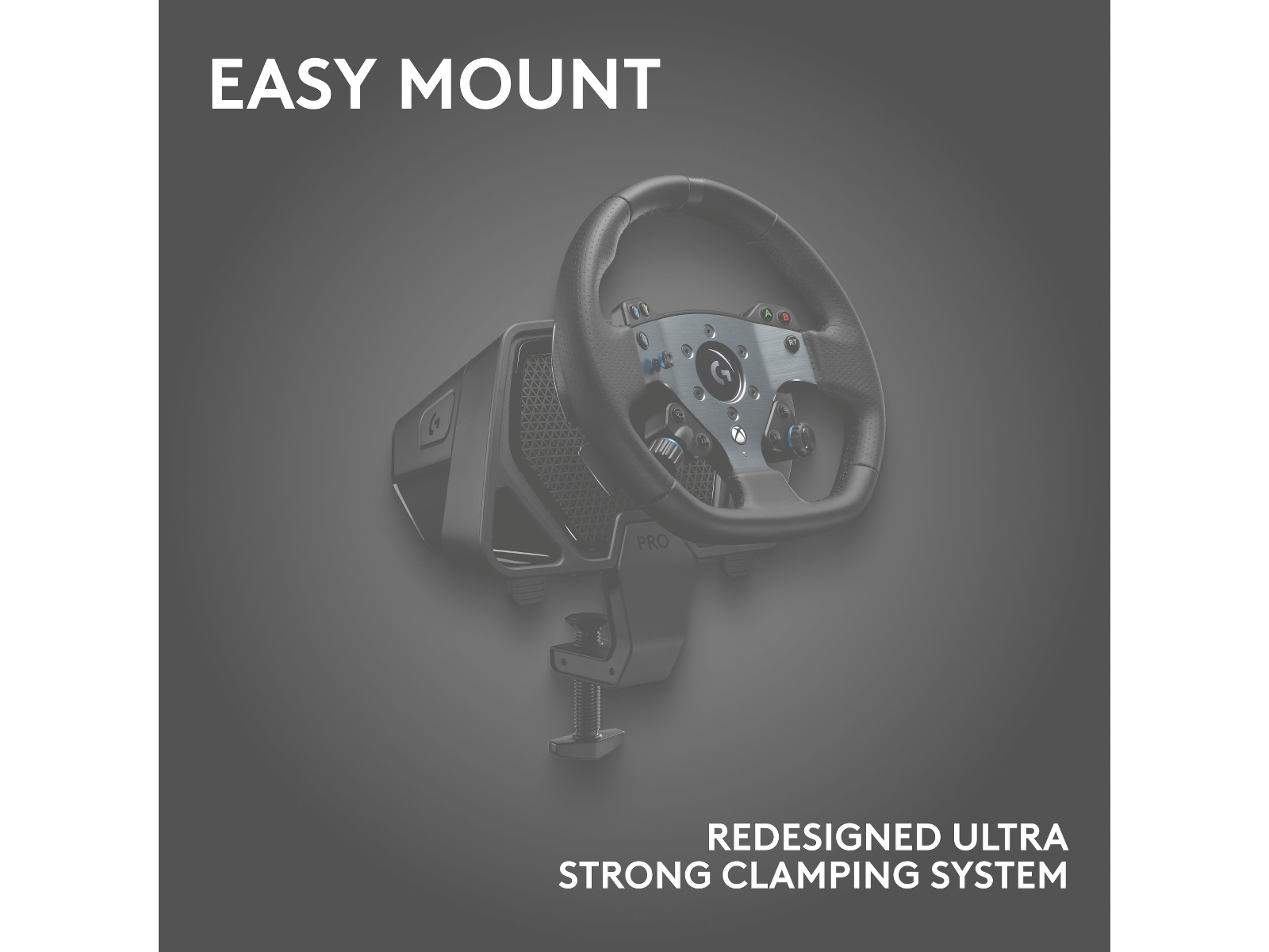 Logitech G PRO Racing Wheel Ratt & pedaler