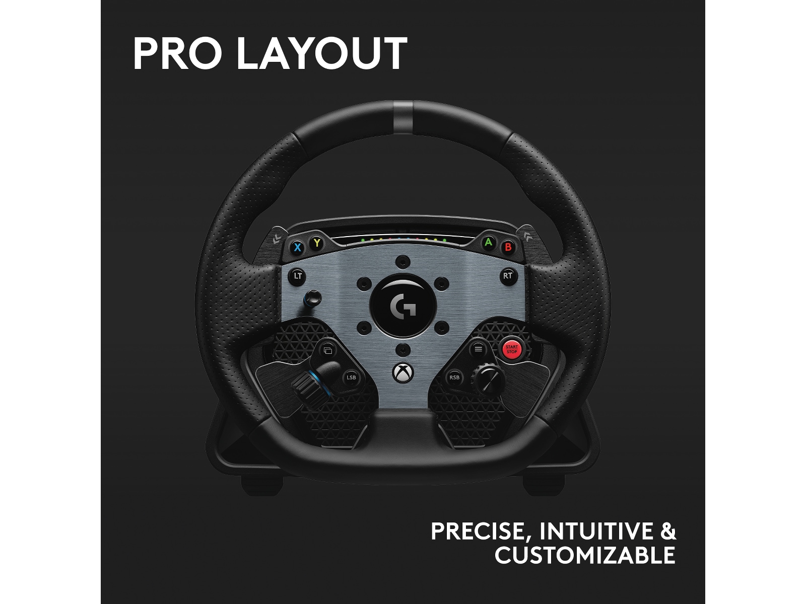 Logitech G PRO Racing Wheel Ratt & pedaler