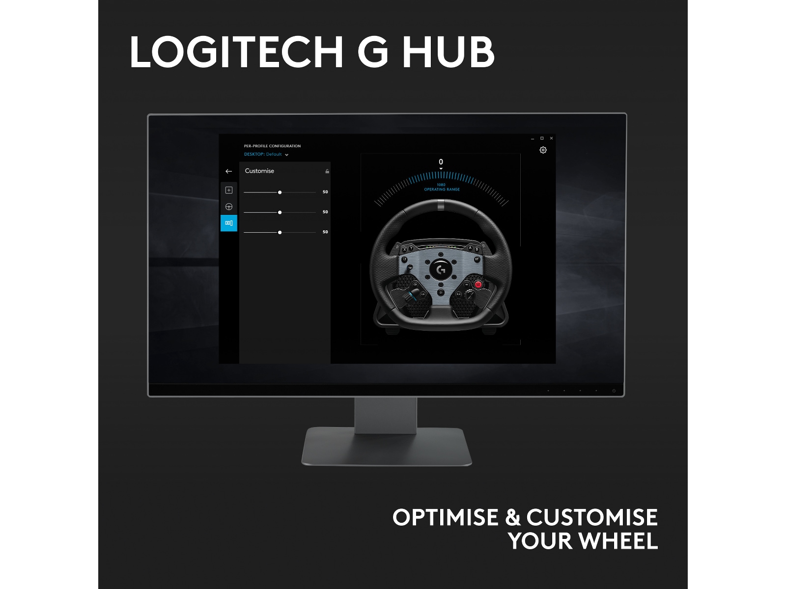 Logitech G PRO Racing Wheel Ratt & pedaler