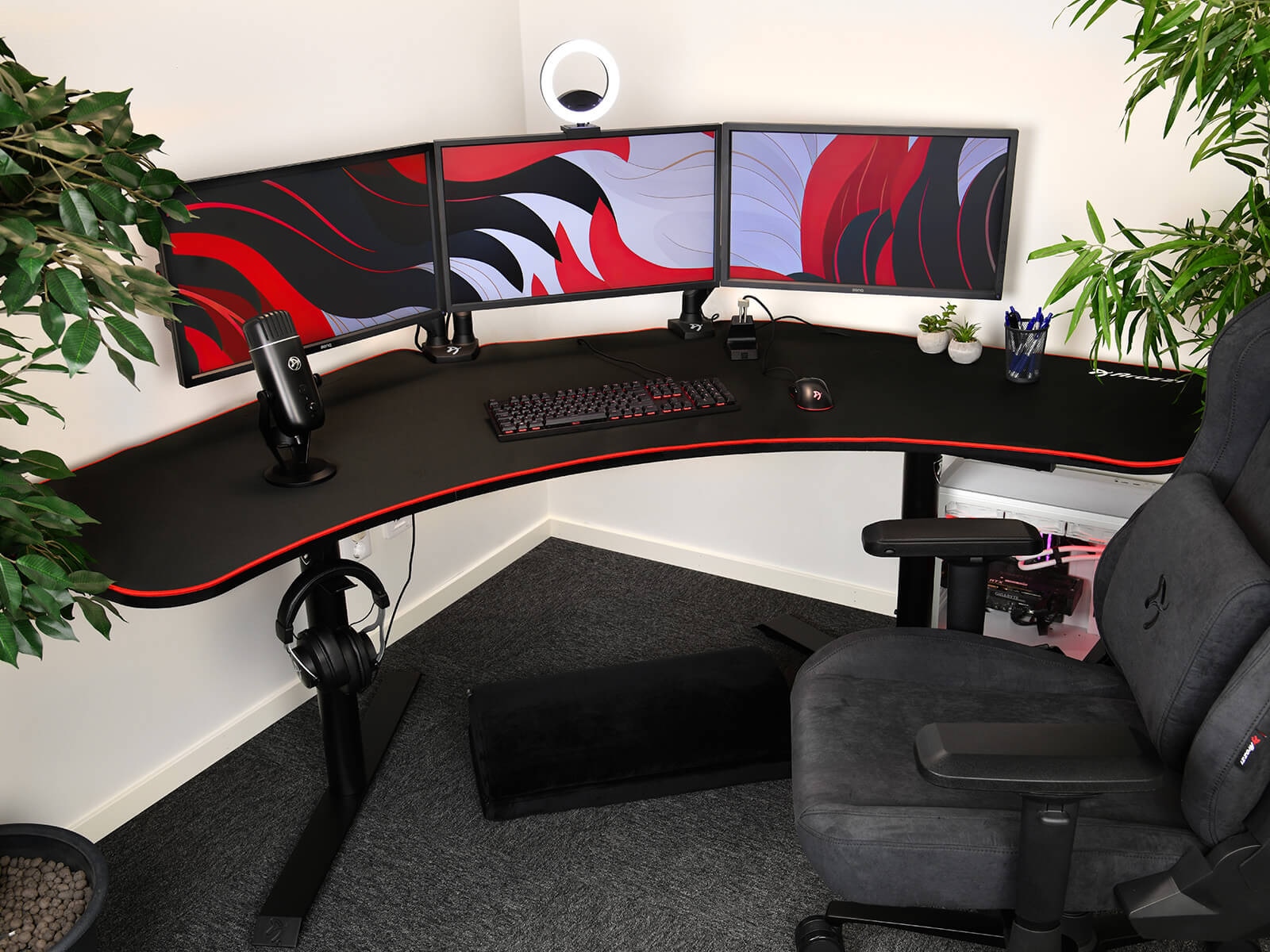 Arozzi Arena Angelo Gaming Desk (pure black) Gaming desk