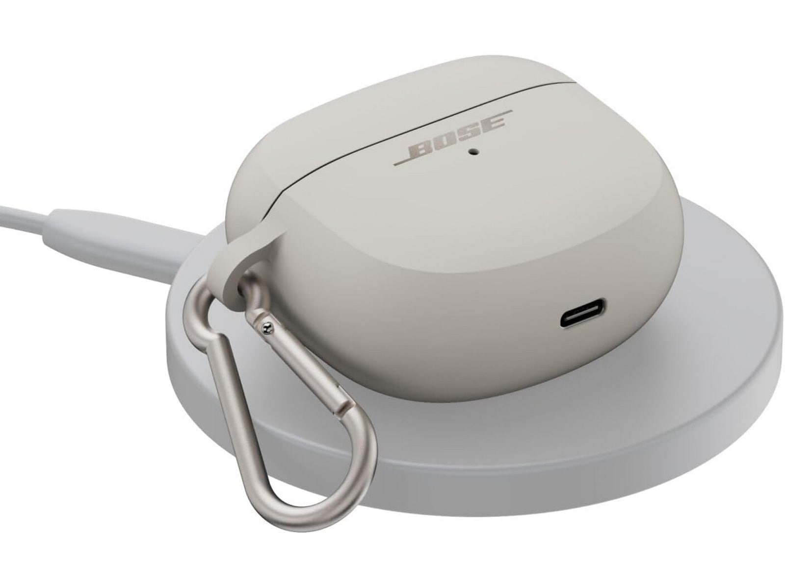 Bose Ultra Wireless Charging Case silikonfodral (vit) Tillbehör till hörlurar