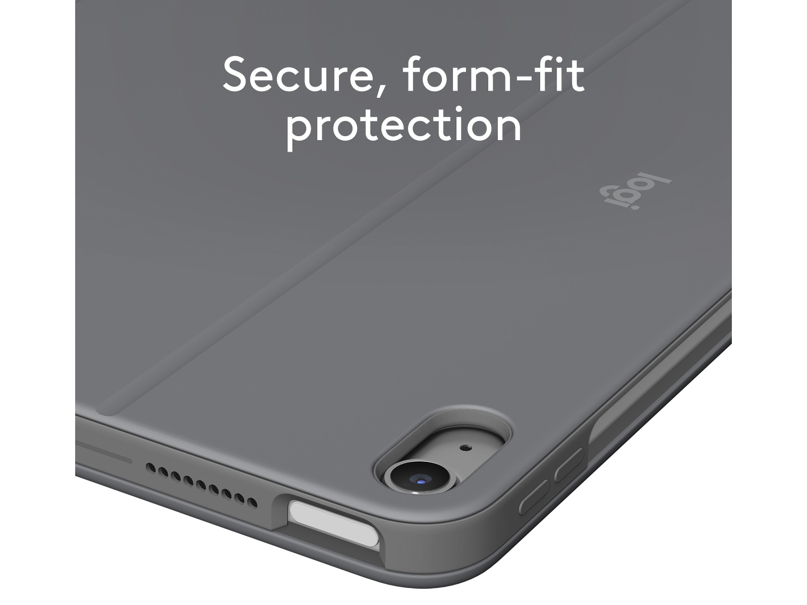 Logitech iPad Air 11" Combo Touch Tangentbordfodral (oxford grey) Tangentbord och pennor