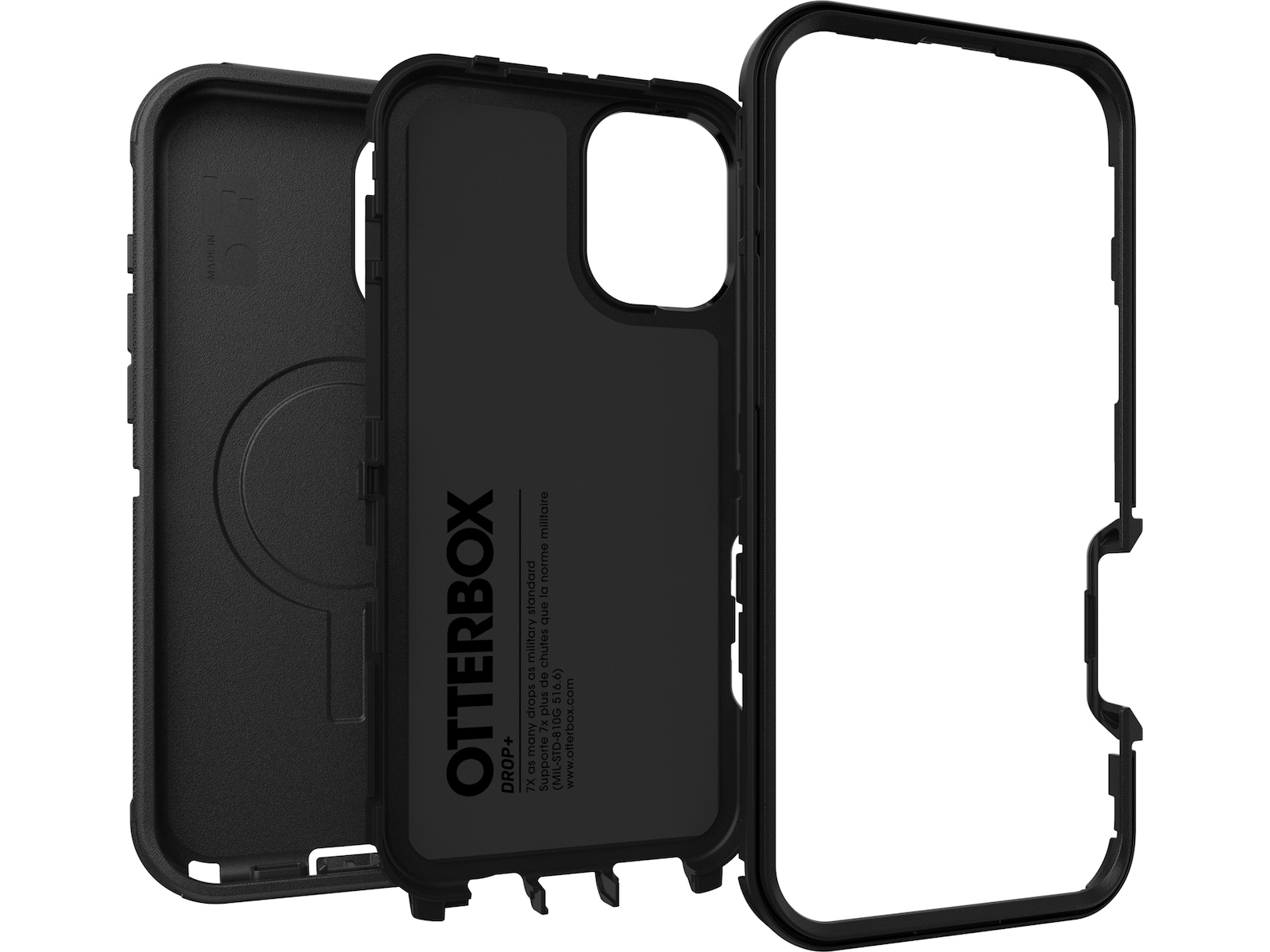 OtterBox iPhone 16 Plus Defender skal - ProPack (svart) Skydd