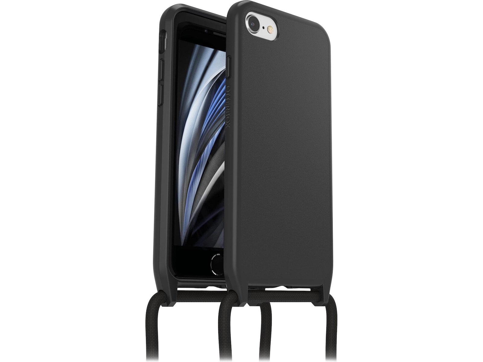 OtterBox iPhone SE React Necklace - ProPack (svart) Skydd