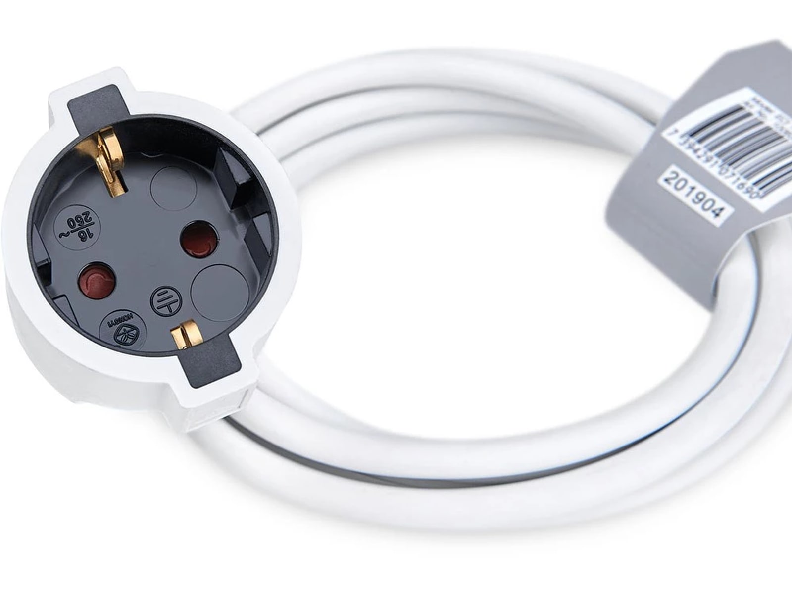 Andersson Förlängningssladd 5m (vit) Förlängningskabel & förgrening