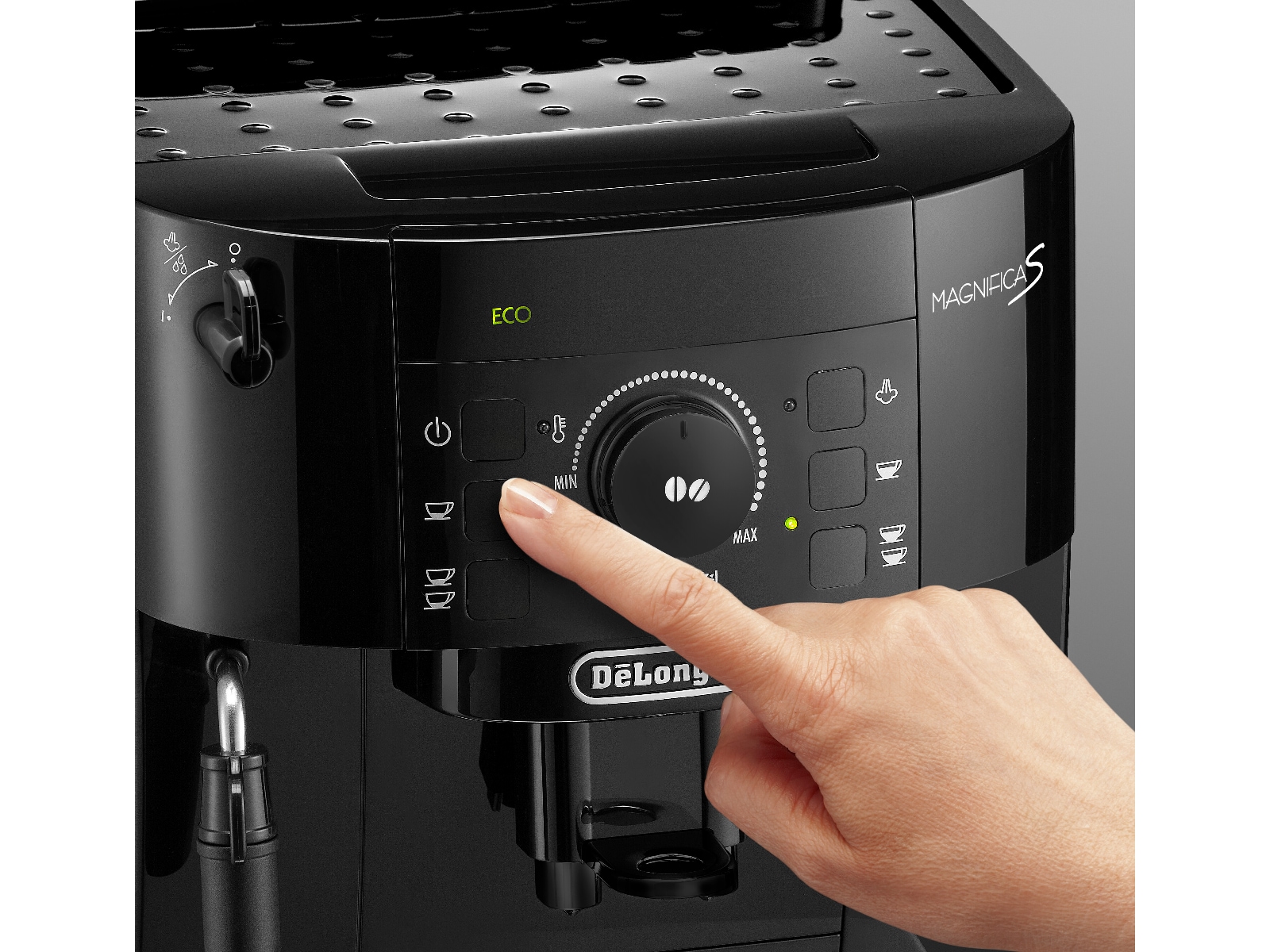 Delonghi Magnifica S ECAM12.121.B Automatisk kaffemaskin Espressomaskiner