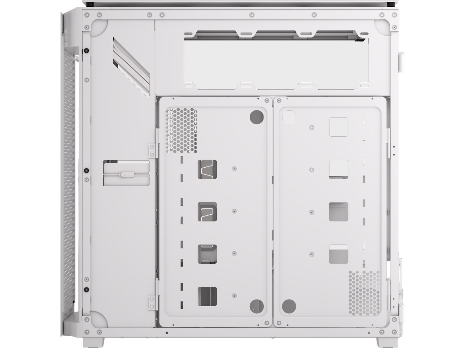 Corsair iCUE Link 9000D RGB Super Tower (vit) Big tower