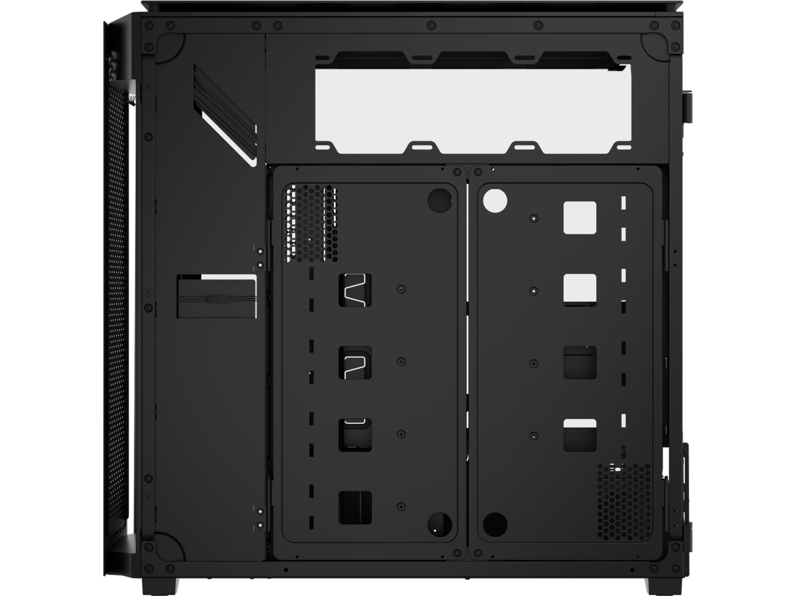 Corsair iCUE Link 9000D RGB Super Tower (svart) Big tower