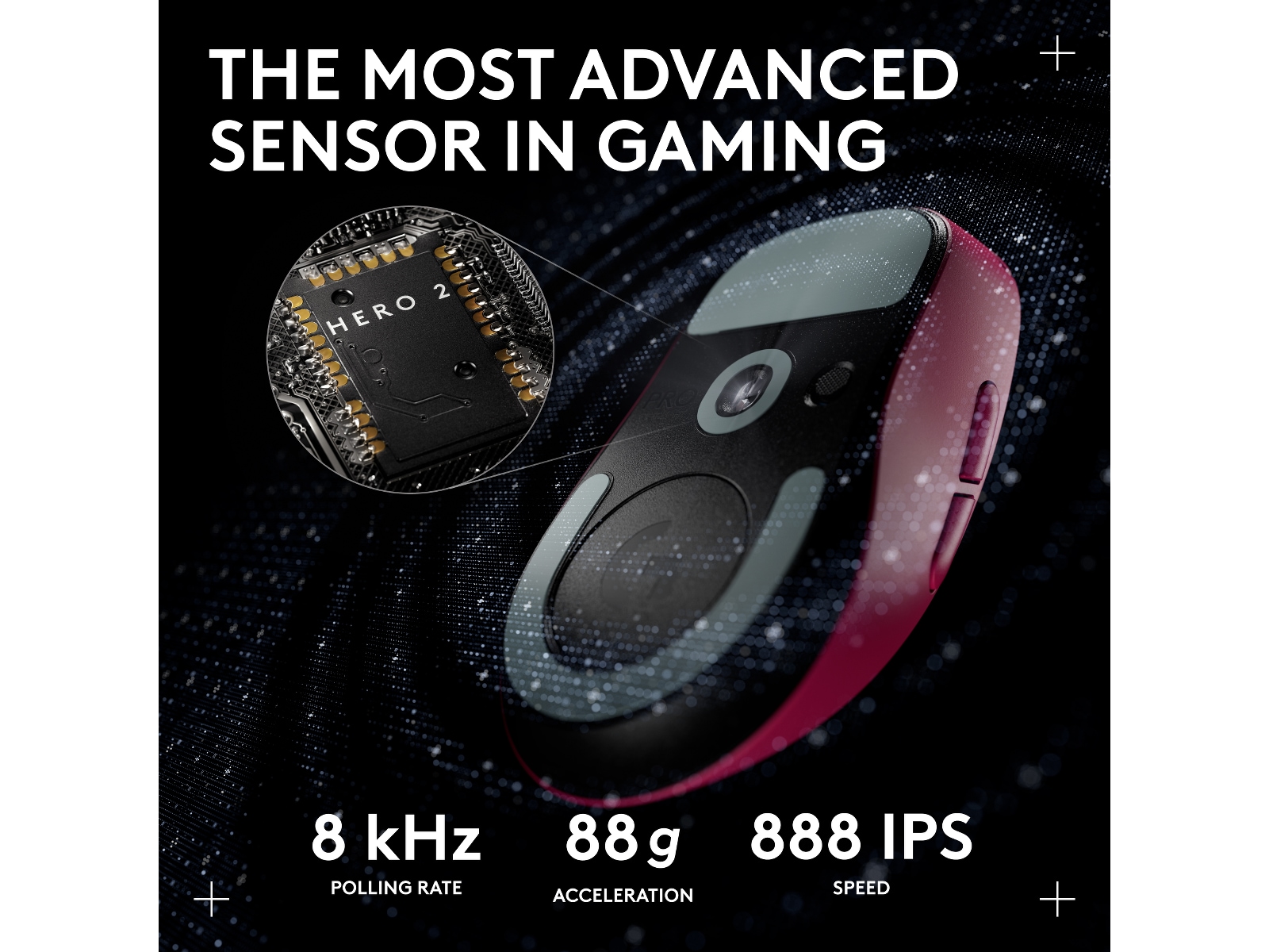 Logitech G Pro X Superlight 2 DEX trådlös gamingmus (rosa) Gamingmus