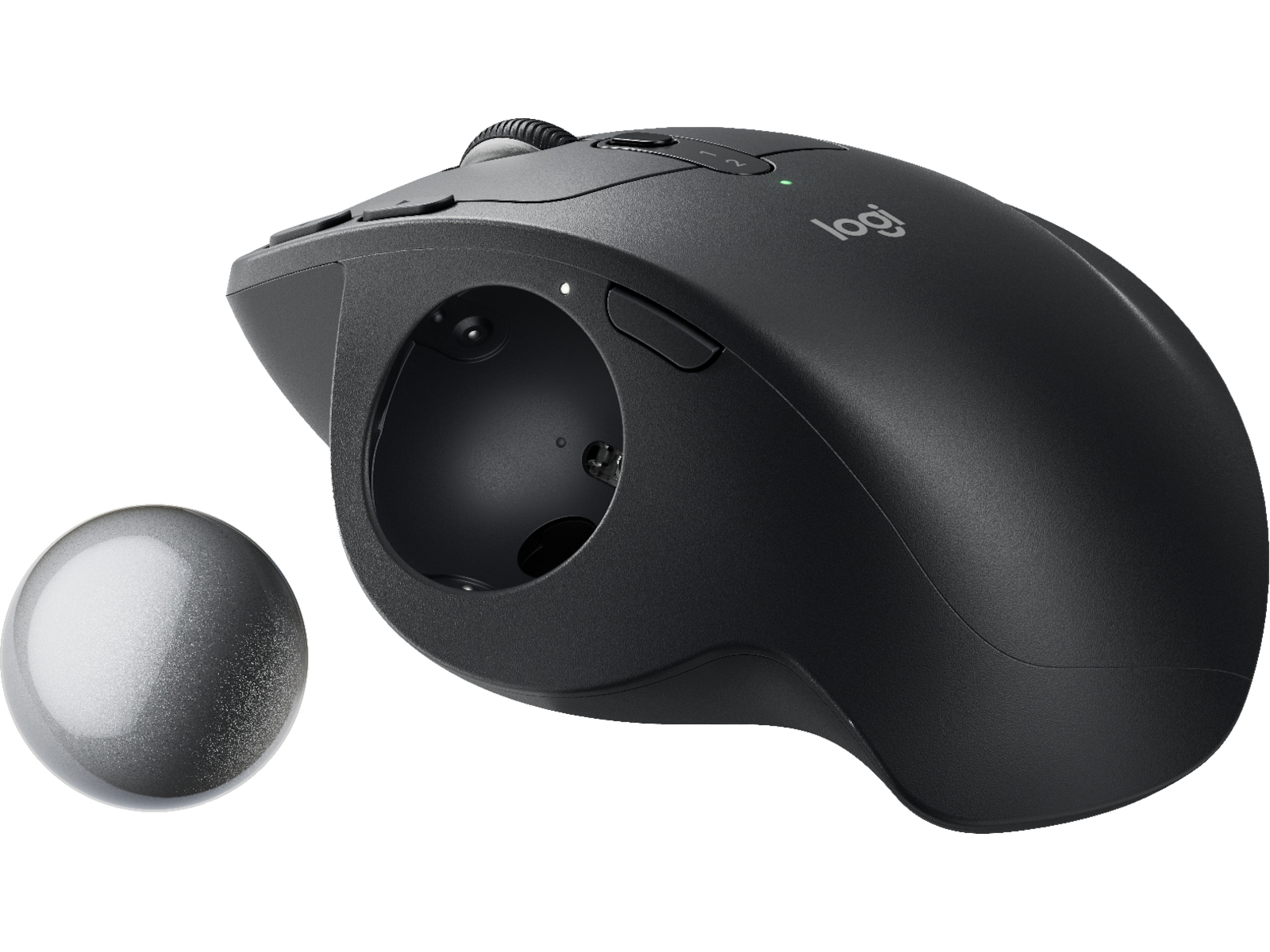 Logitech MX Ergo S Advanced Trådlösmus Trackball (graphite) Ergonomi