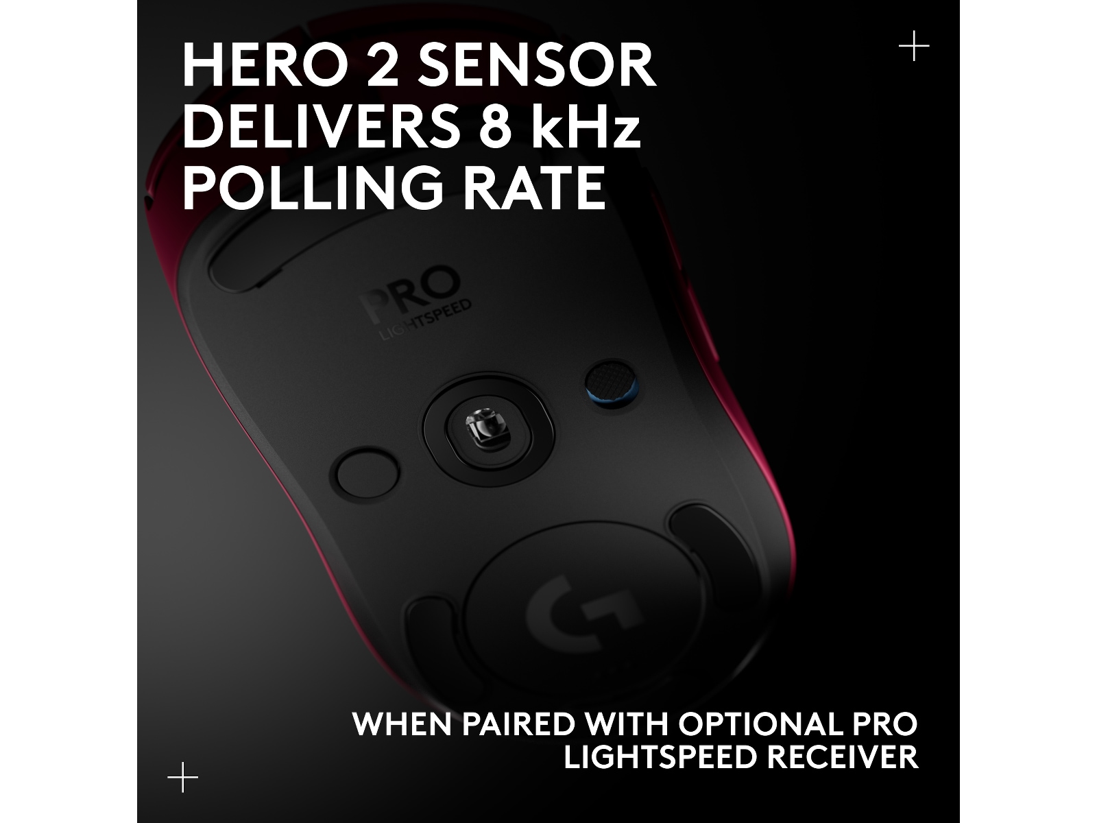 Logitech PRO 2 Lightspeed Trådlös Gamingmus (rosa) Gamingmus