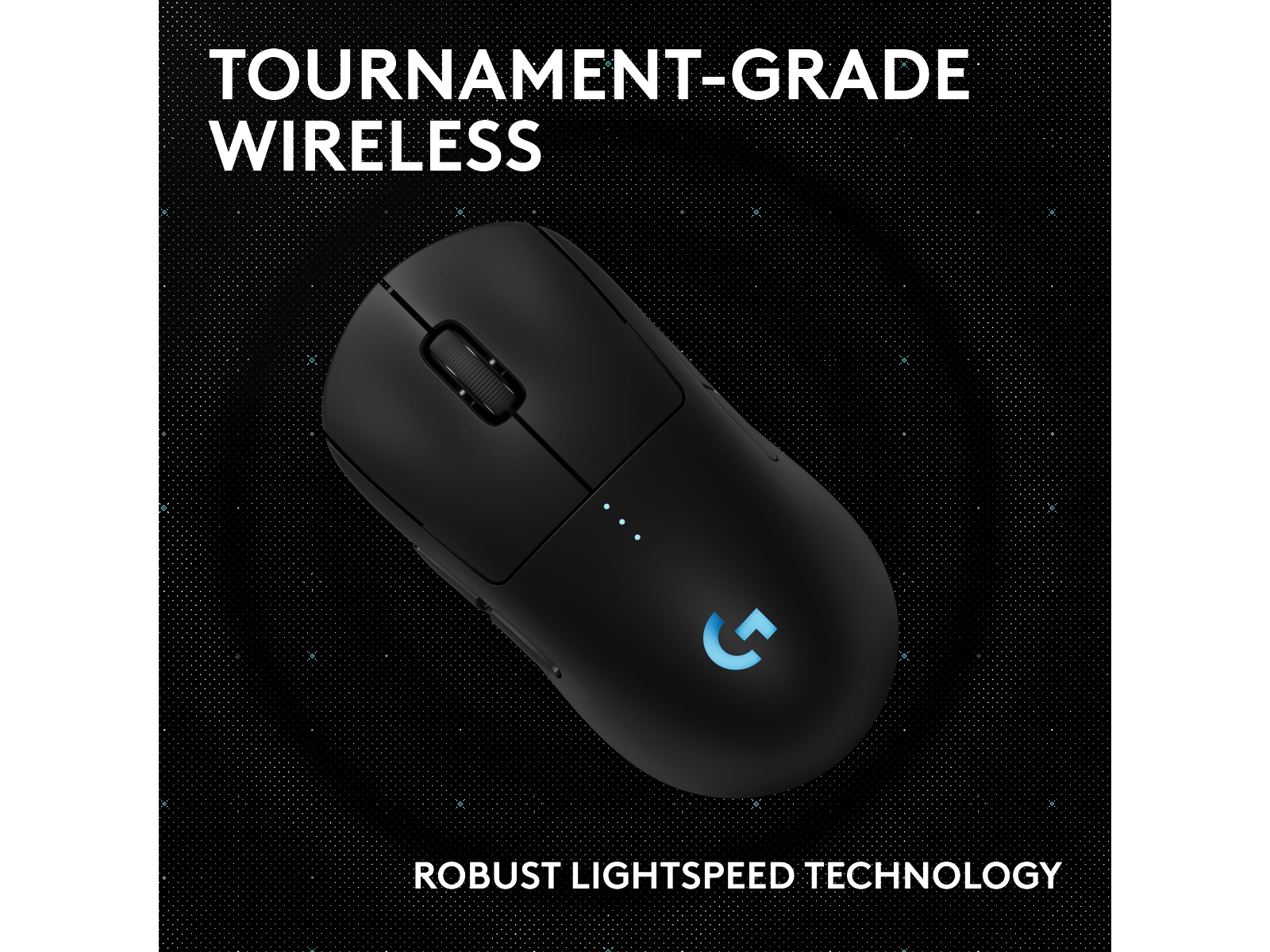 Logitech PRO 2 Lightspeed Trådlös Gamingmus (svart) Gamingmus