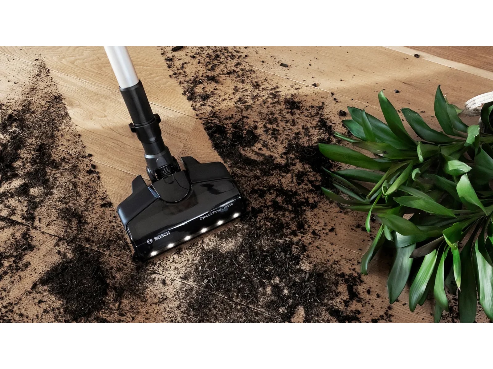 Bosch Unlimited 7 Uppladdningsbar dammsugare (vit) Skaftdammsugare